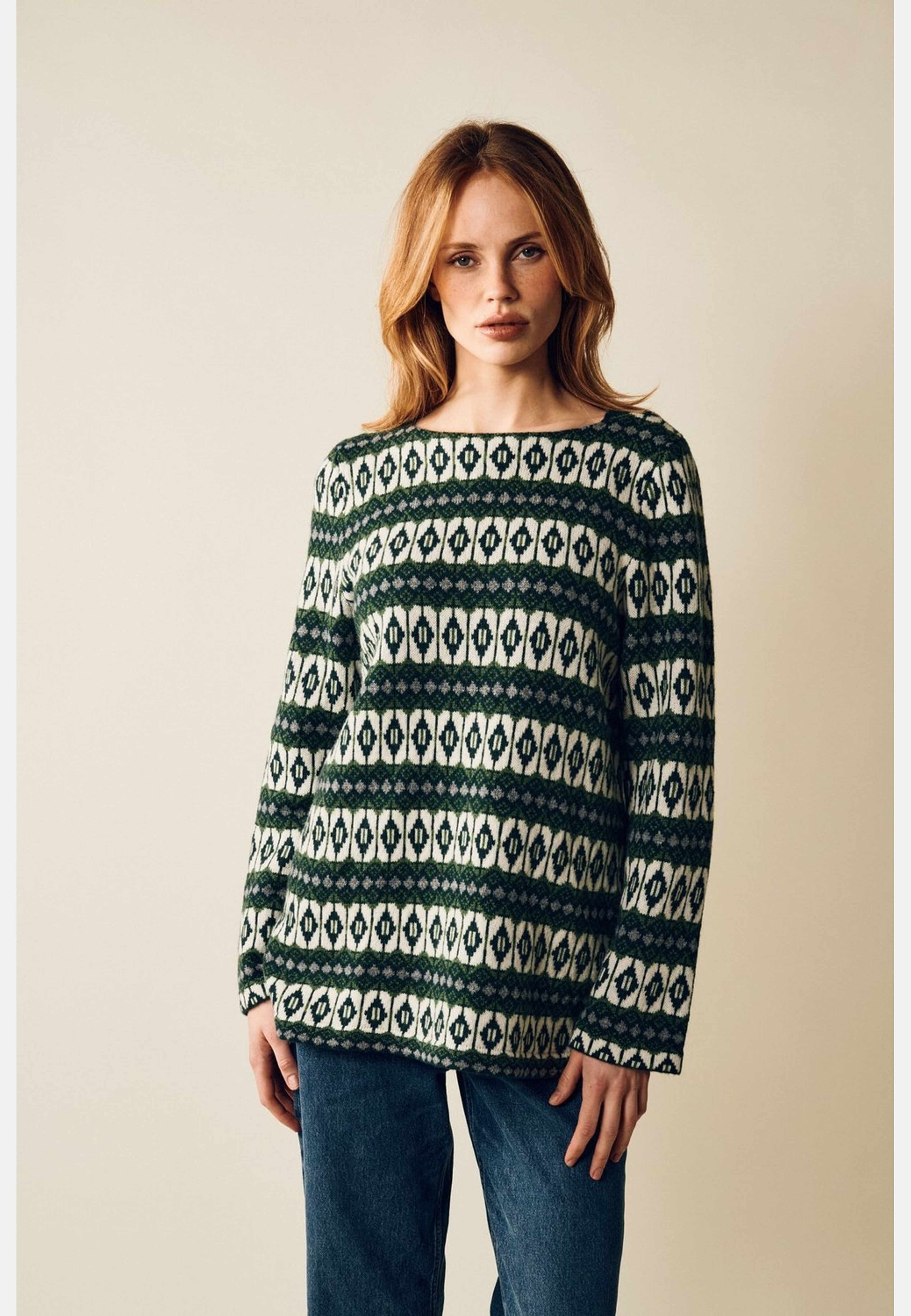 Lilja Jumper, från Jumperfabriken, i färgen green. Klicka för att öppna bilden i stort format