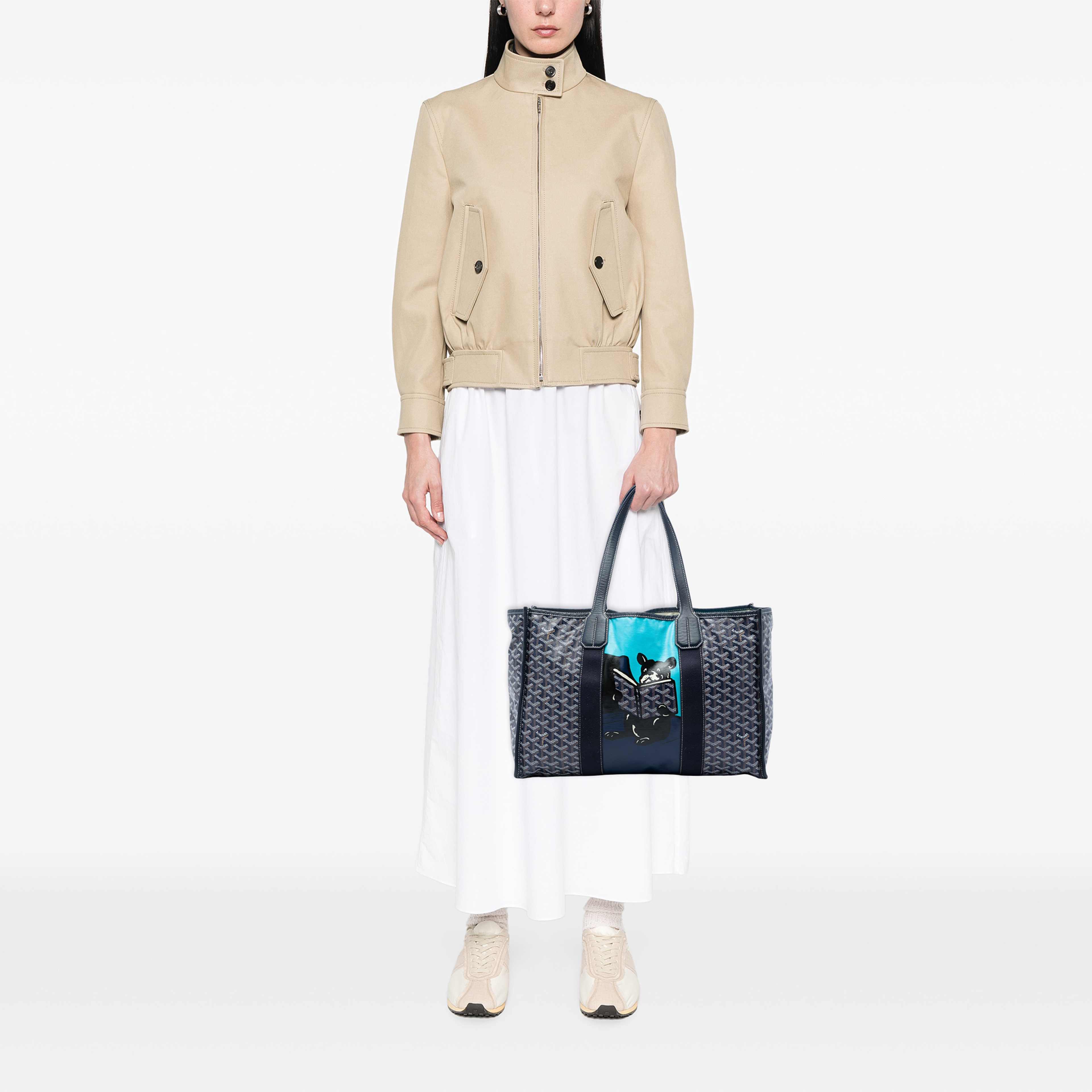Goyard Goyardine Villette Mm, från Luxclusif, i färgen blå. Klicka för att öppna bilden i stort format