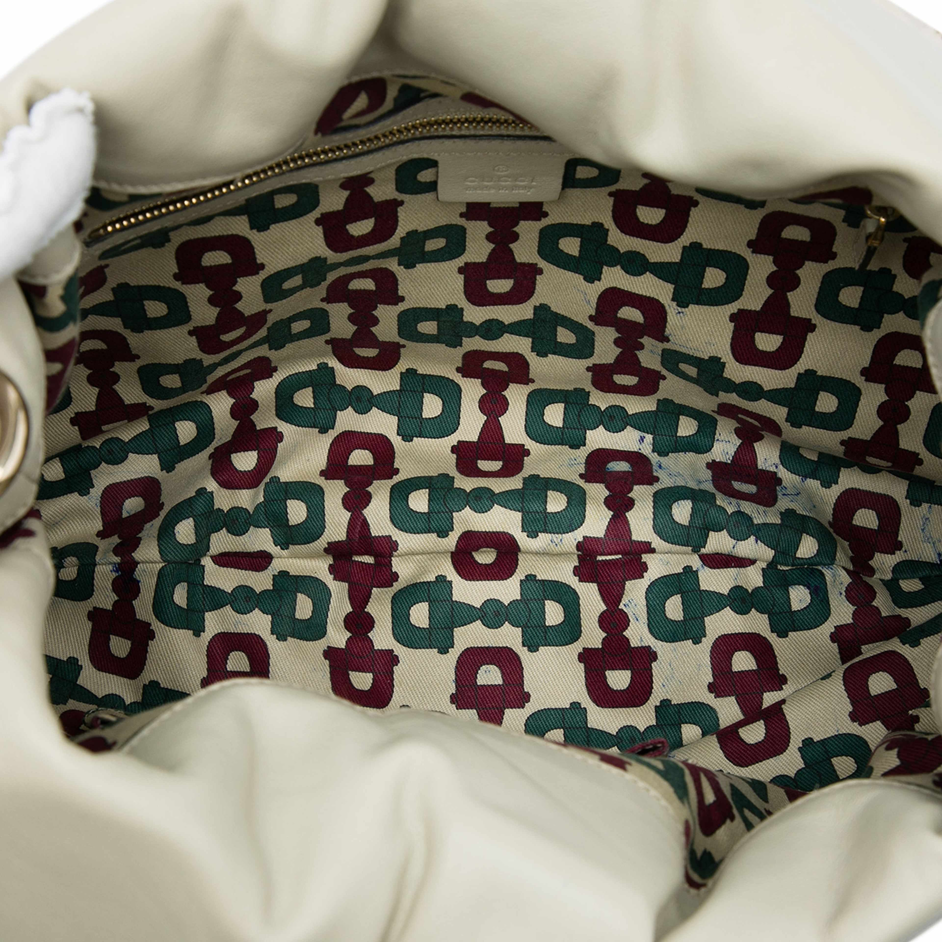 Gucci Large Guccissima Hysteria Satchel, från Luxclusif, i färgen brun. Klicka för att öppna bilden i stort format