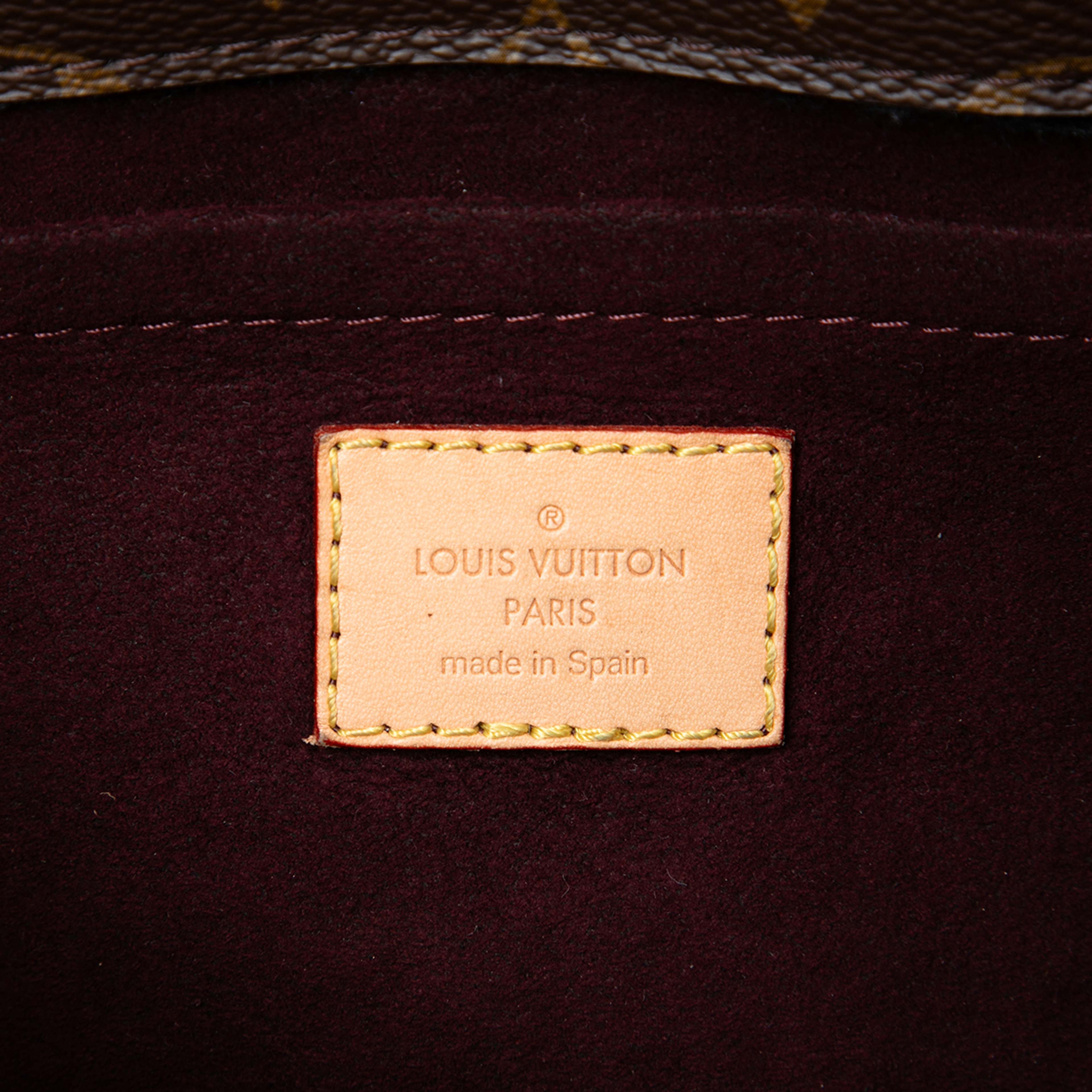 Louis Vuitton Monogram Montaigne Bb, från Luxclusif, i färgen brun. Klicka för att öppna bilden i stort format