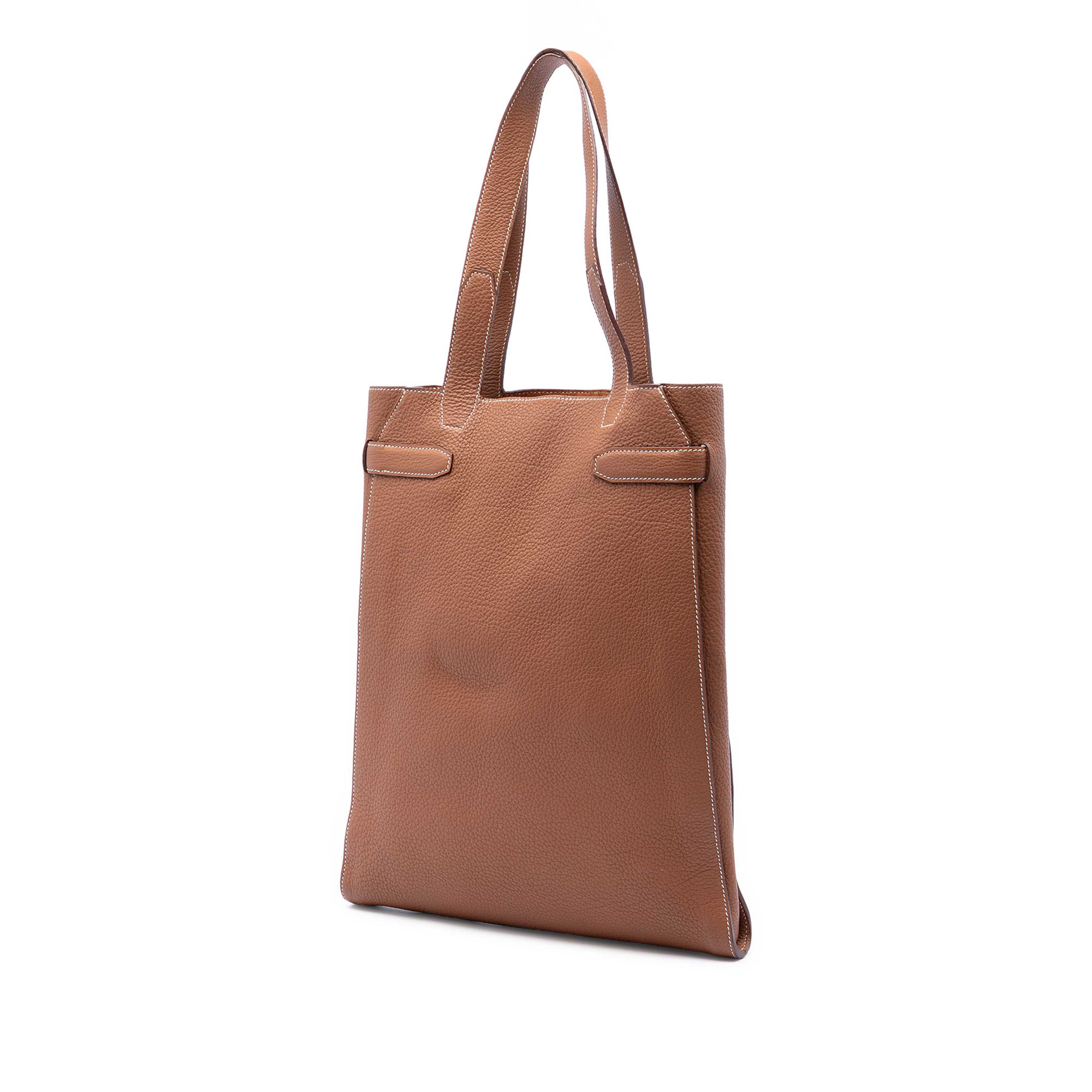 Hermès Negonda Cabas Vertige Tote, från Luxclusif, i färgen brun. Klicka för att öppna bilden i stort format