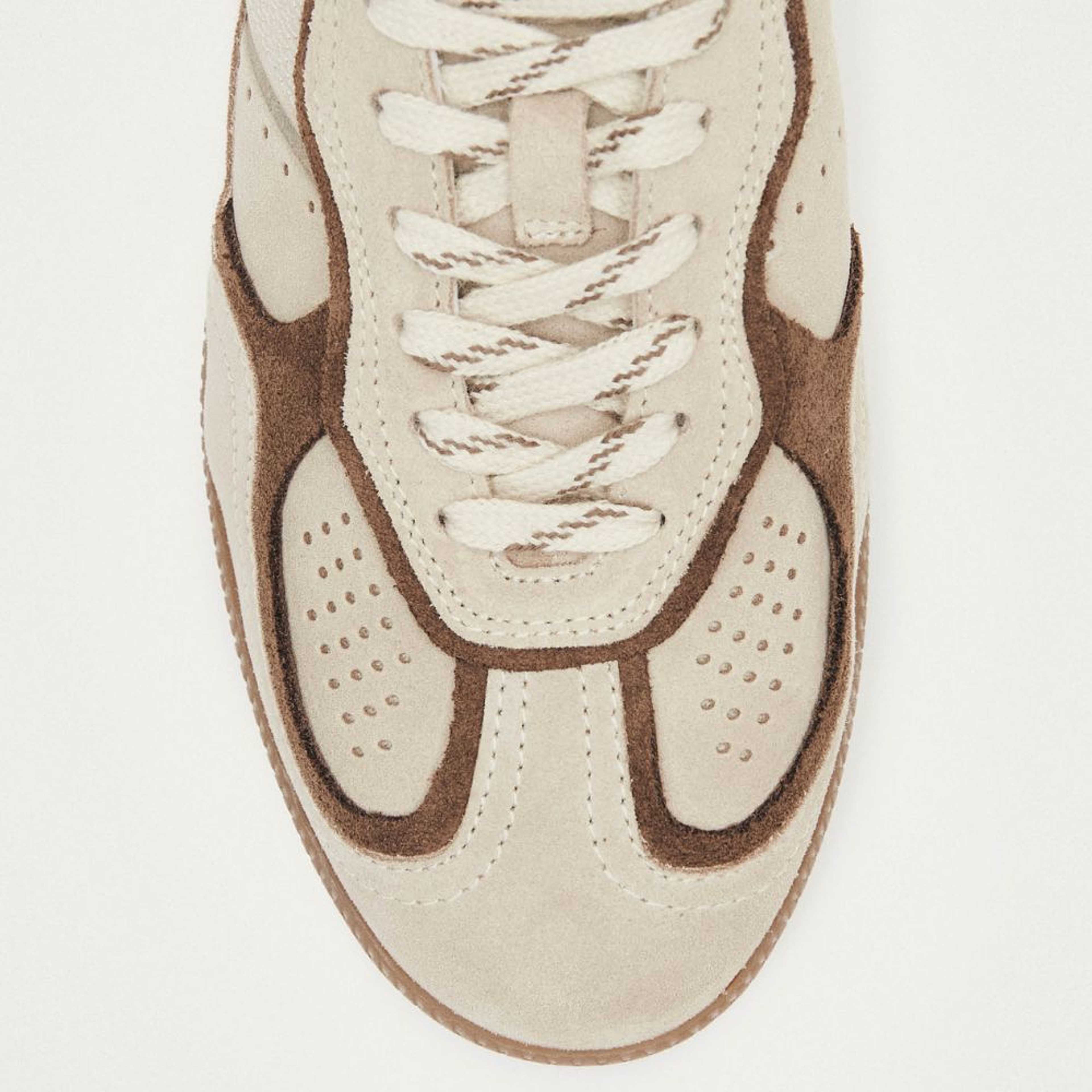 Tb.490 Mule Cream Leather Sneakers