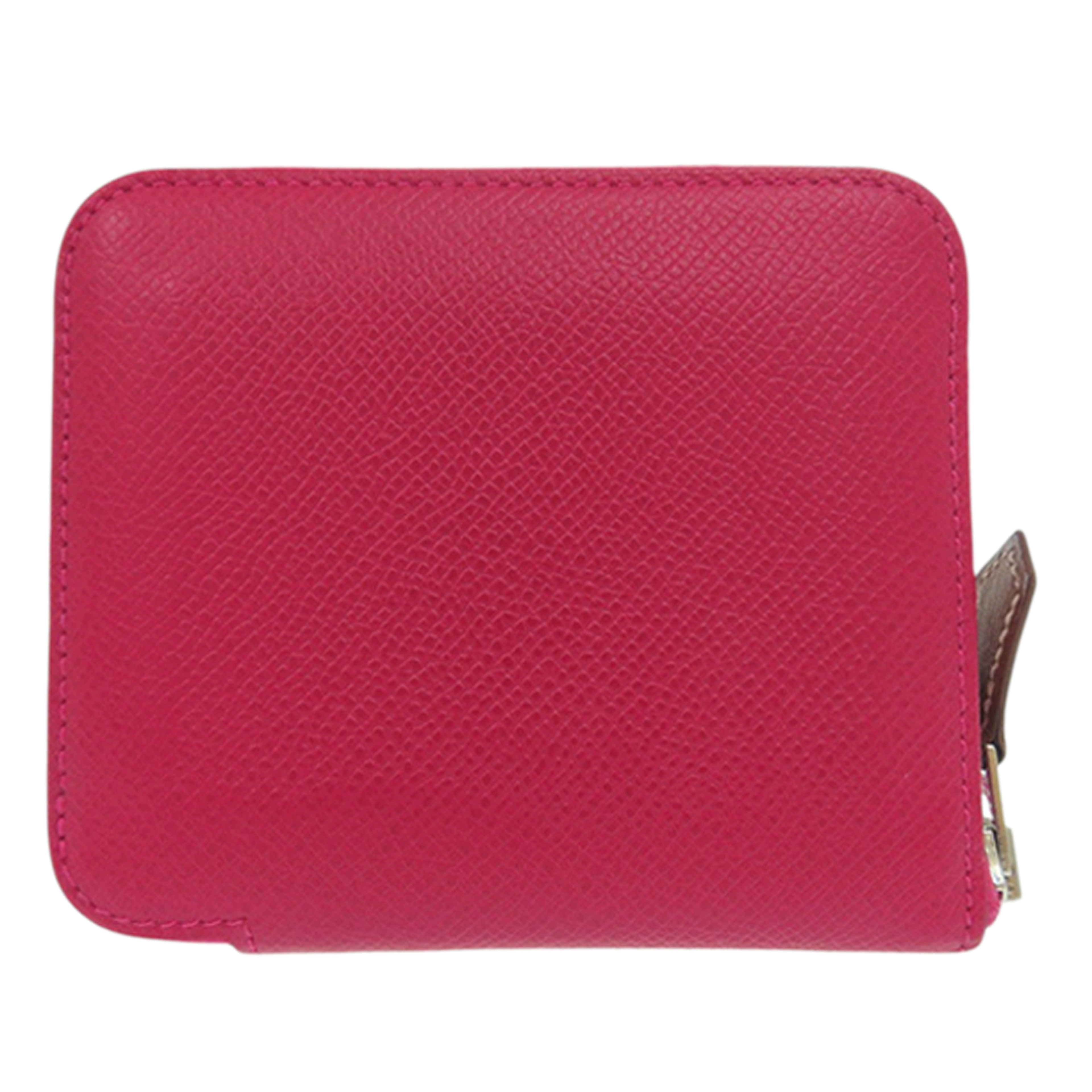 Hermès Epsom Silk In Compact Wallet, från Luxclusif, i färgen rosa. Klicka för att öppna bilden i stort format