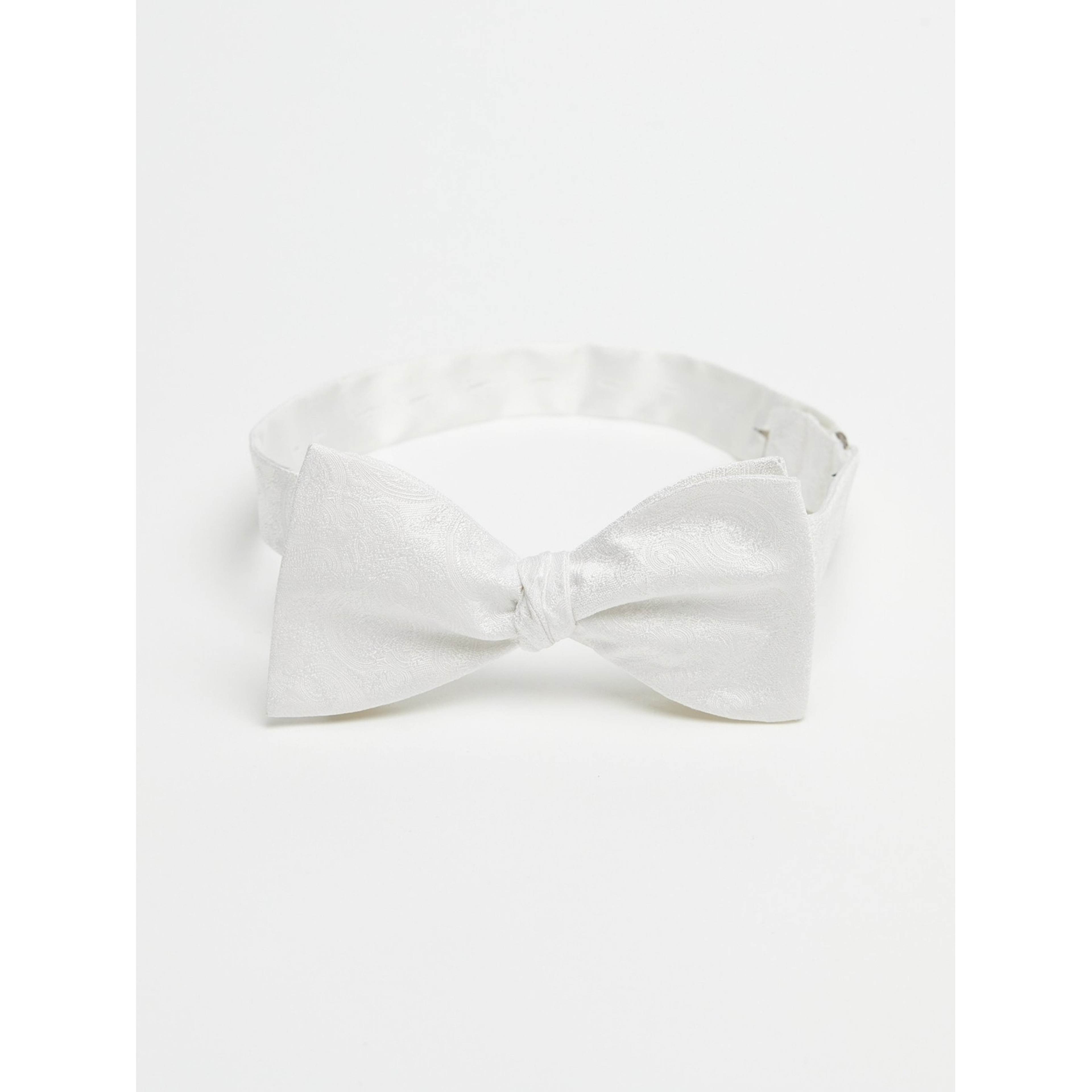 Silk Woven Formal Bow Tie Self Tied