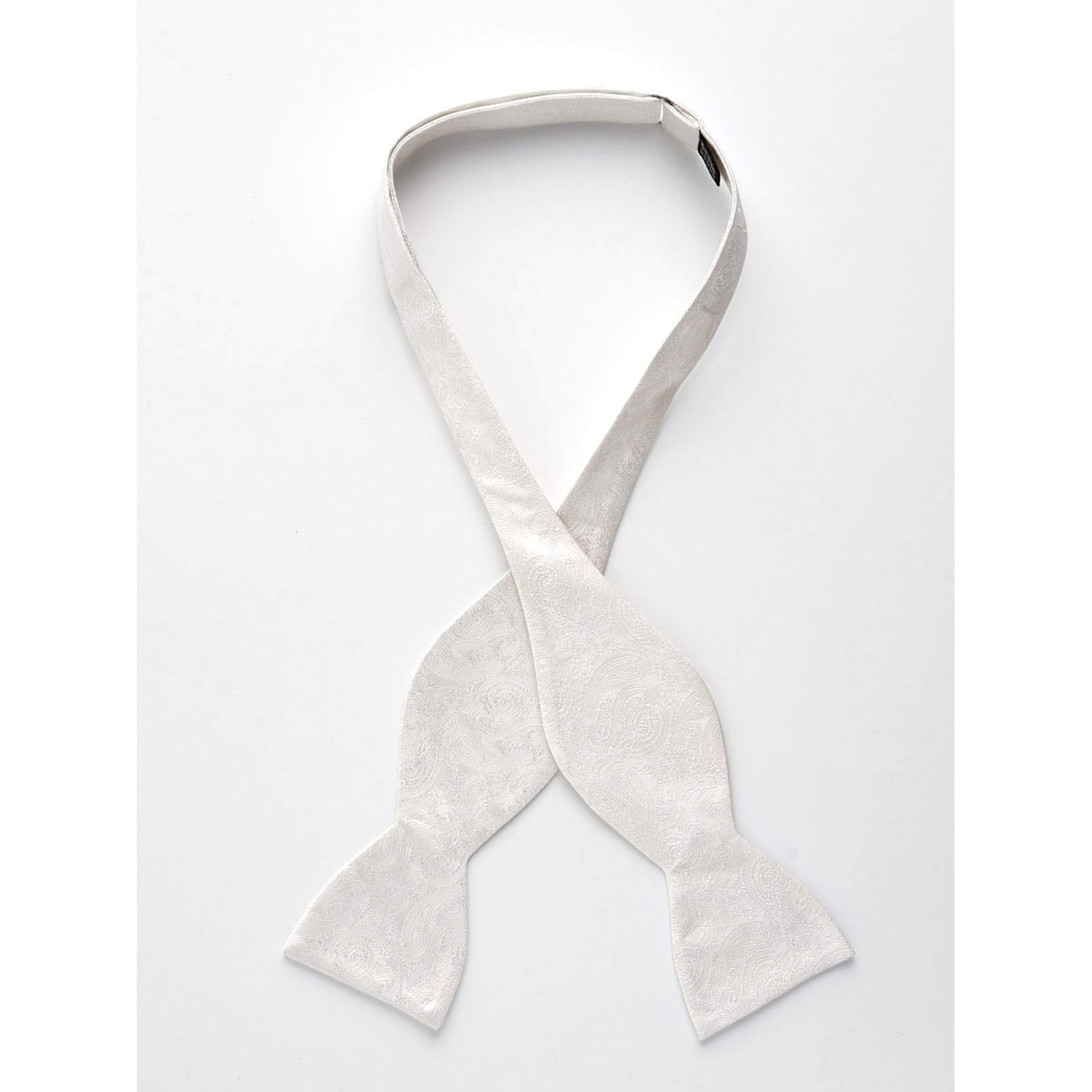 Silk Woven Formal Bow Tie Self Tied