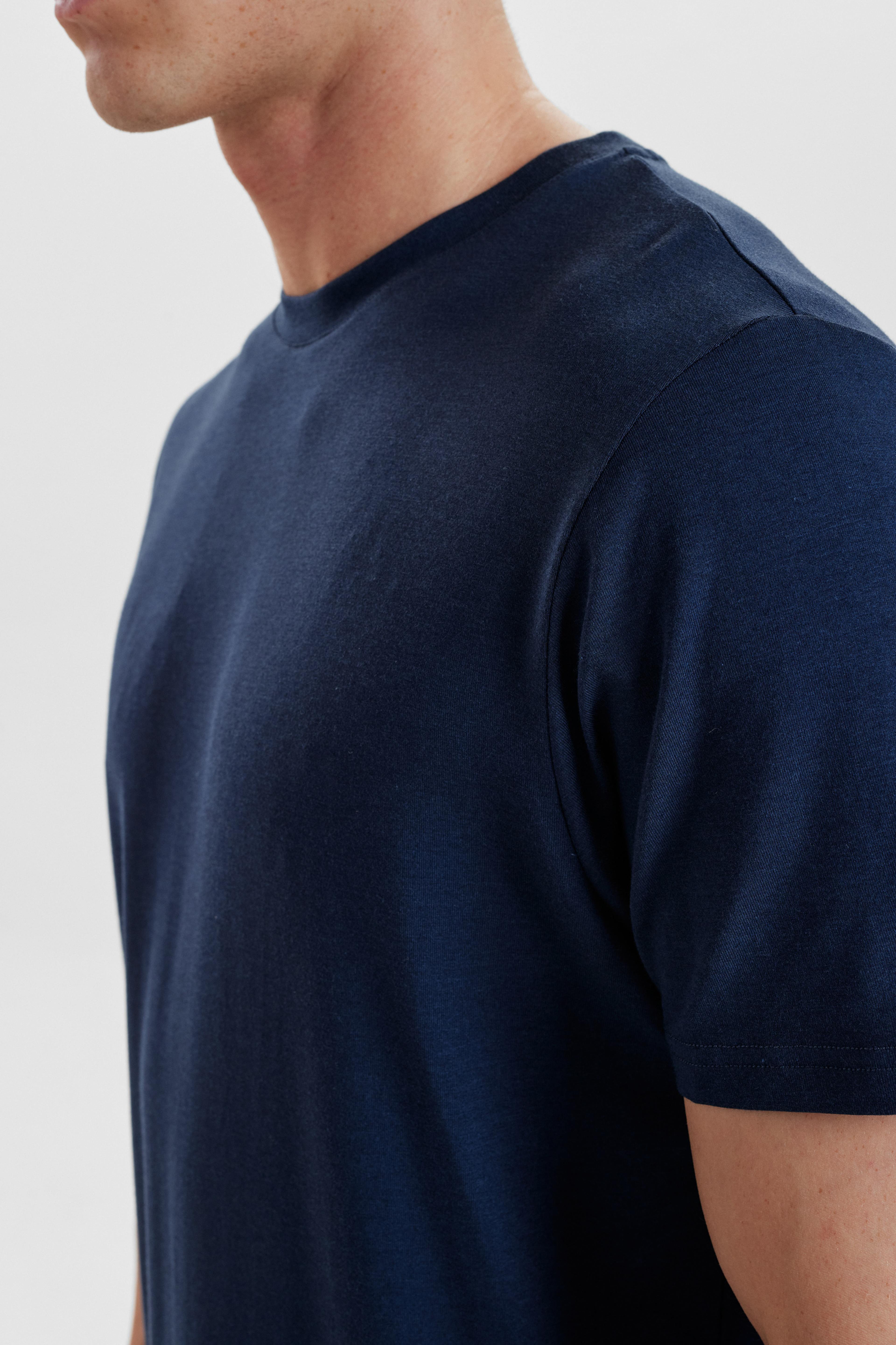 3-pack Bambu, T-shirt O-neck, Navy