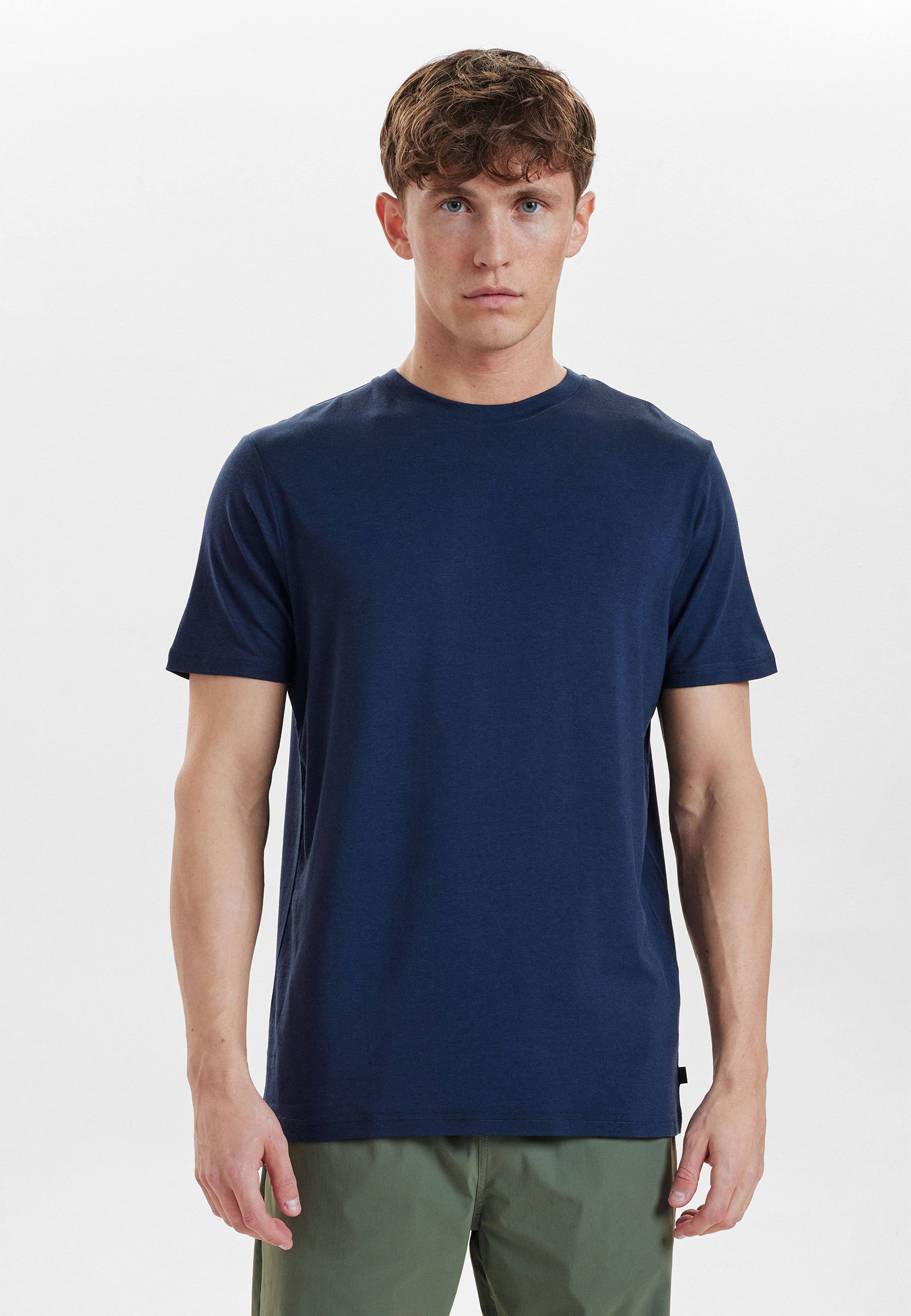 3-pack Bambu, T-shirt O-neck, Navy