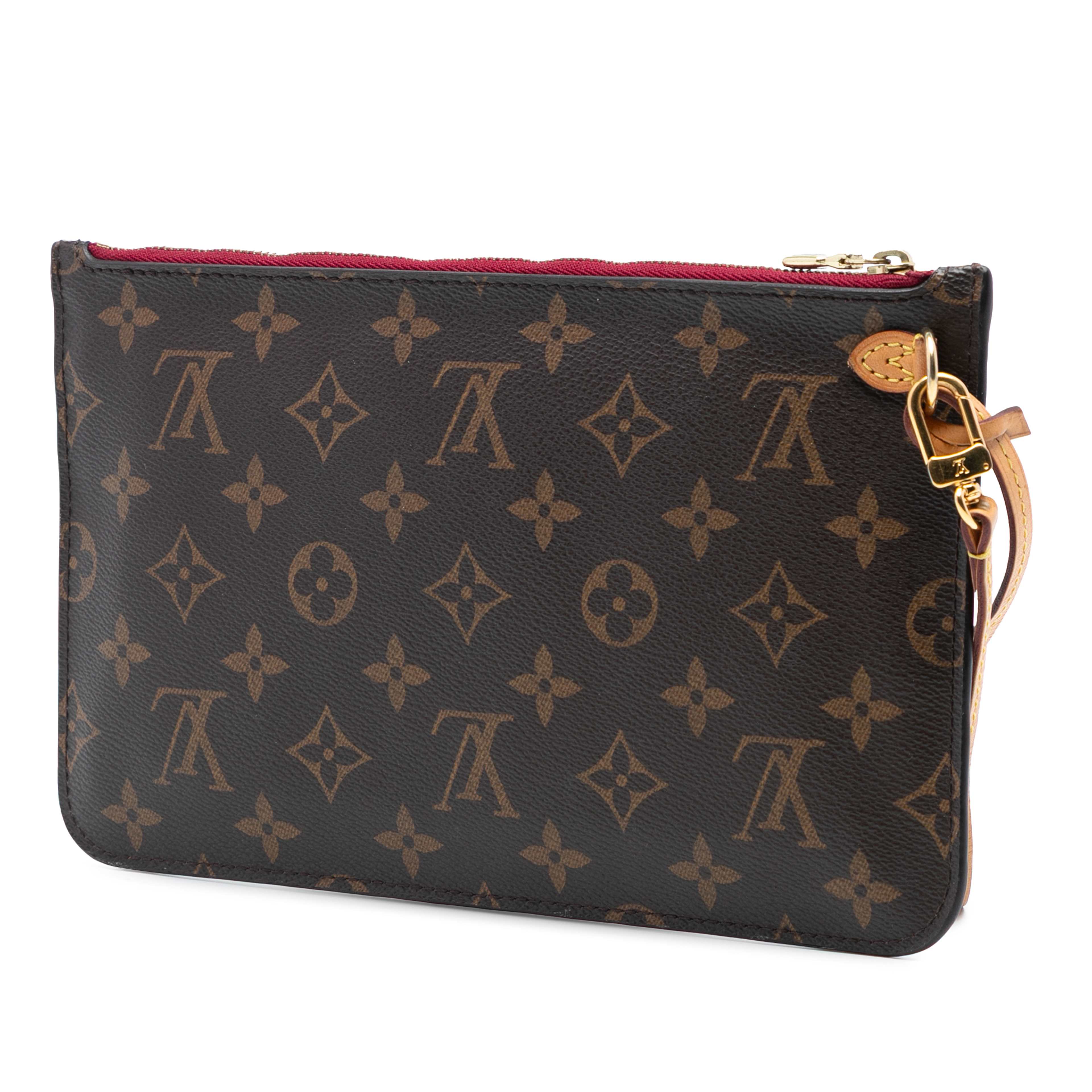 Louis Vuitton Monogram Neverfull Mm Pouch, från Luxclusif, i färgen brown. Klicka för att öppna bilden i stort format