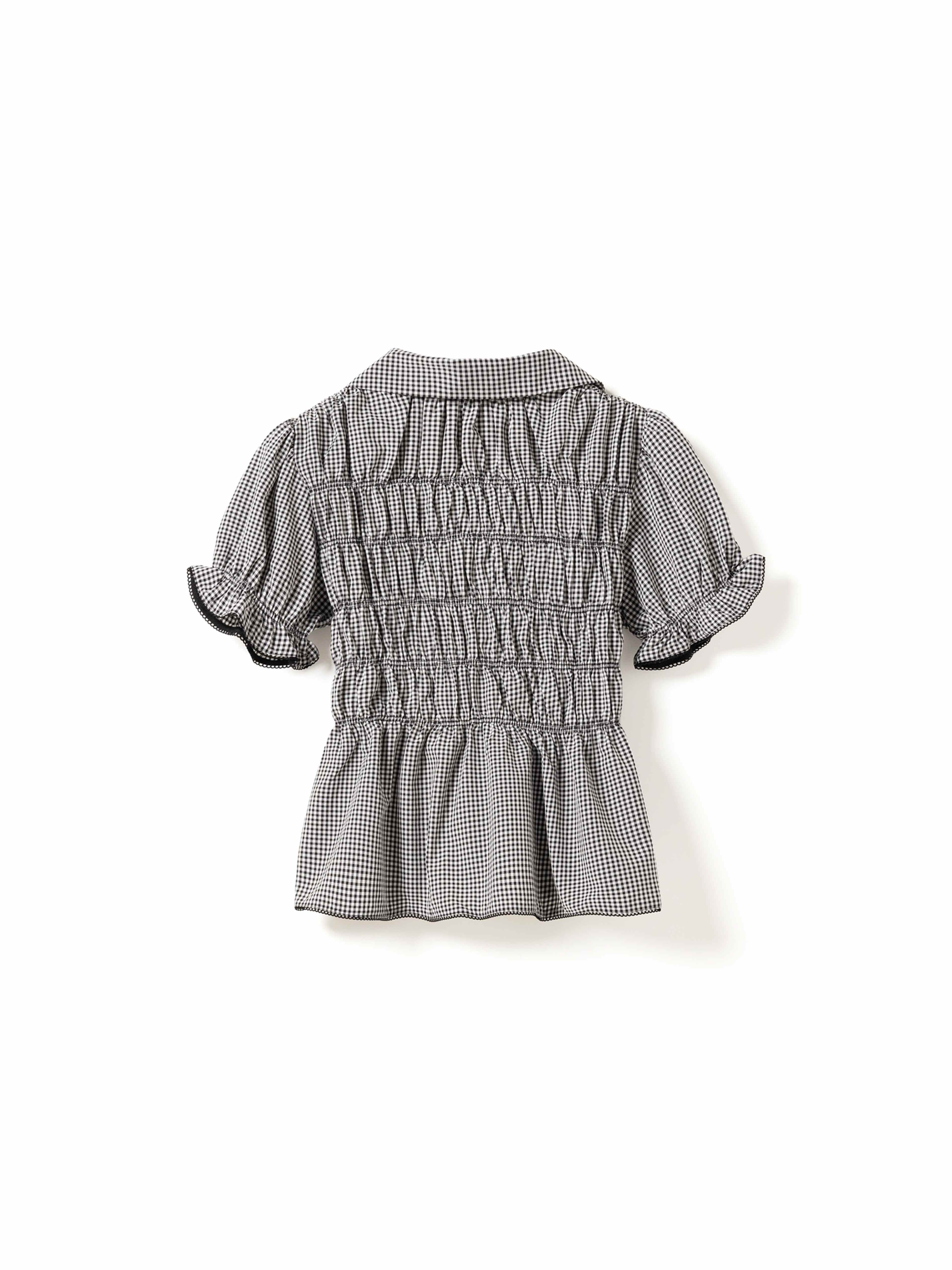 N-marty Blouse - Darlyn Black Check, från Noella, i färgen darlyn black check. Klicka för att öppna bilden i stort format