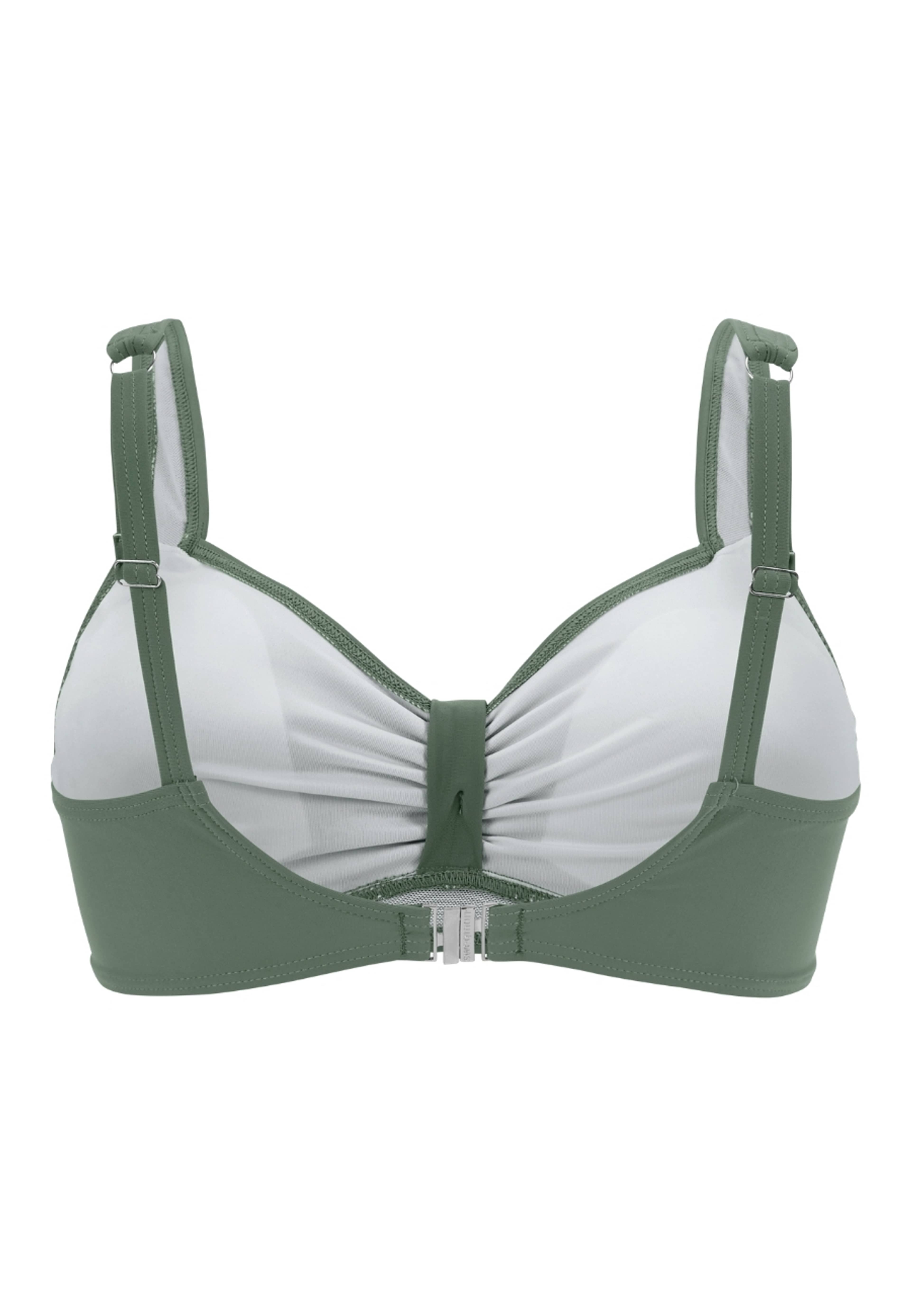 Malta Excellent Bikini-bh, från Swegmark, i färgen olive green. Klicka för att öppna bilden i stort format