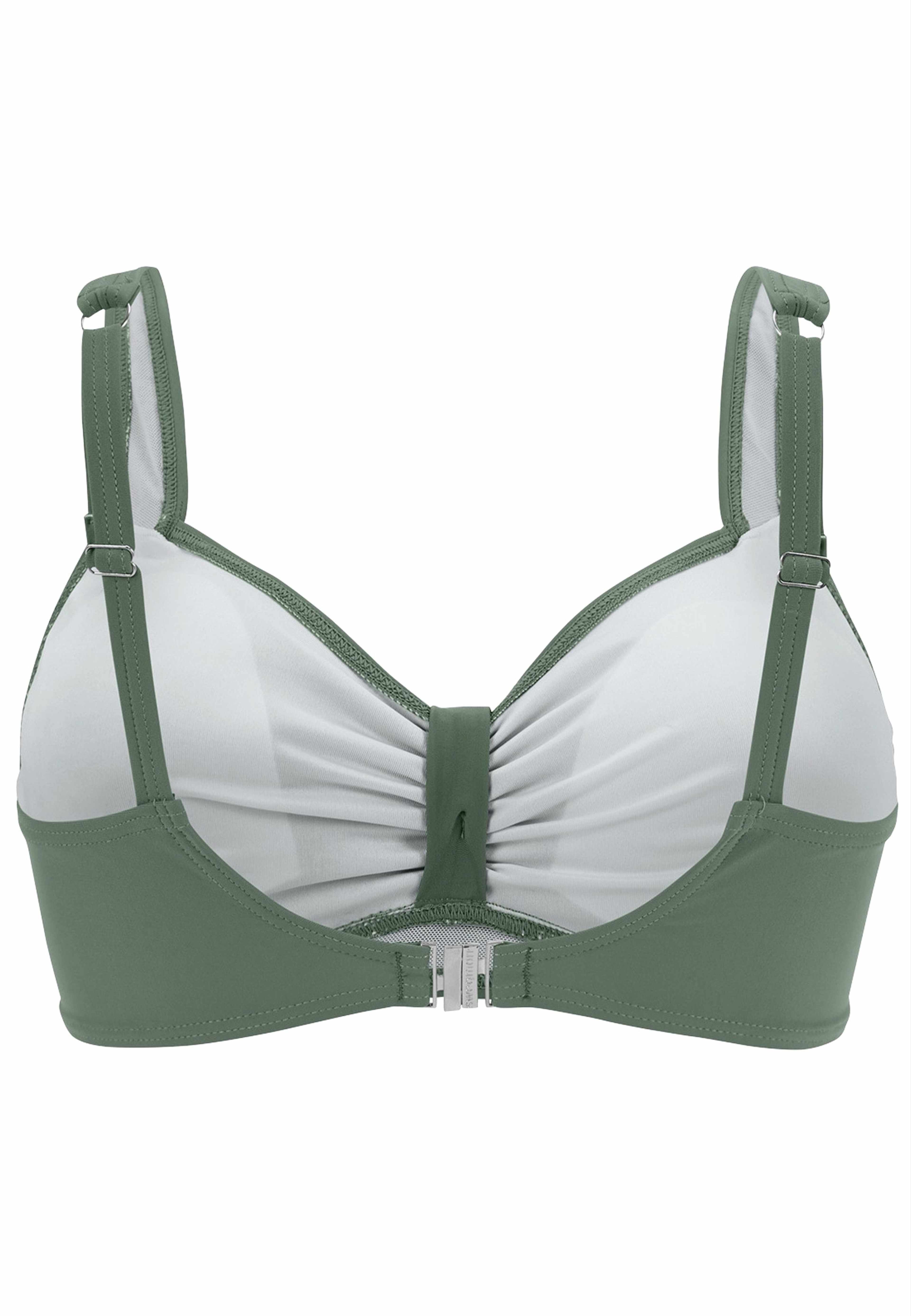 Malta Excellent Bikini Bh, från Swegmark, i färgen olive green. Klicka för att öppna bilden i stort format