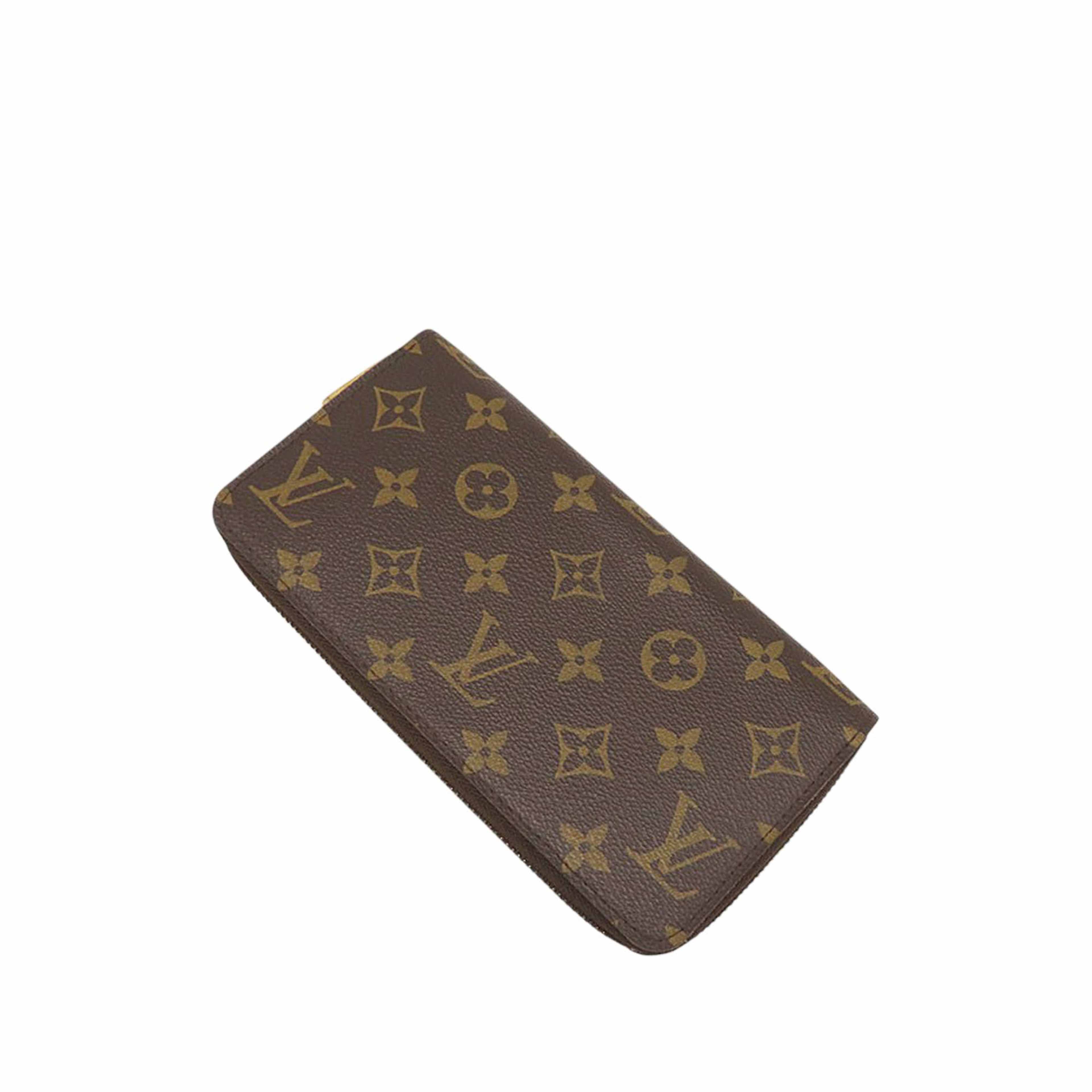 Louis Vuitton Monogram Zippy Long Wallet, från Luxclusif, i färgen brun. Klicka för att öppna bilden i stort format