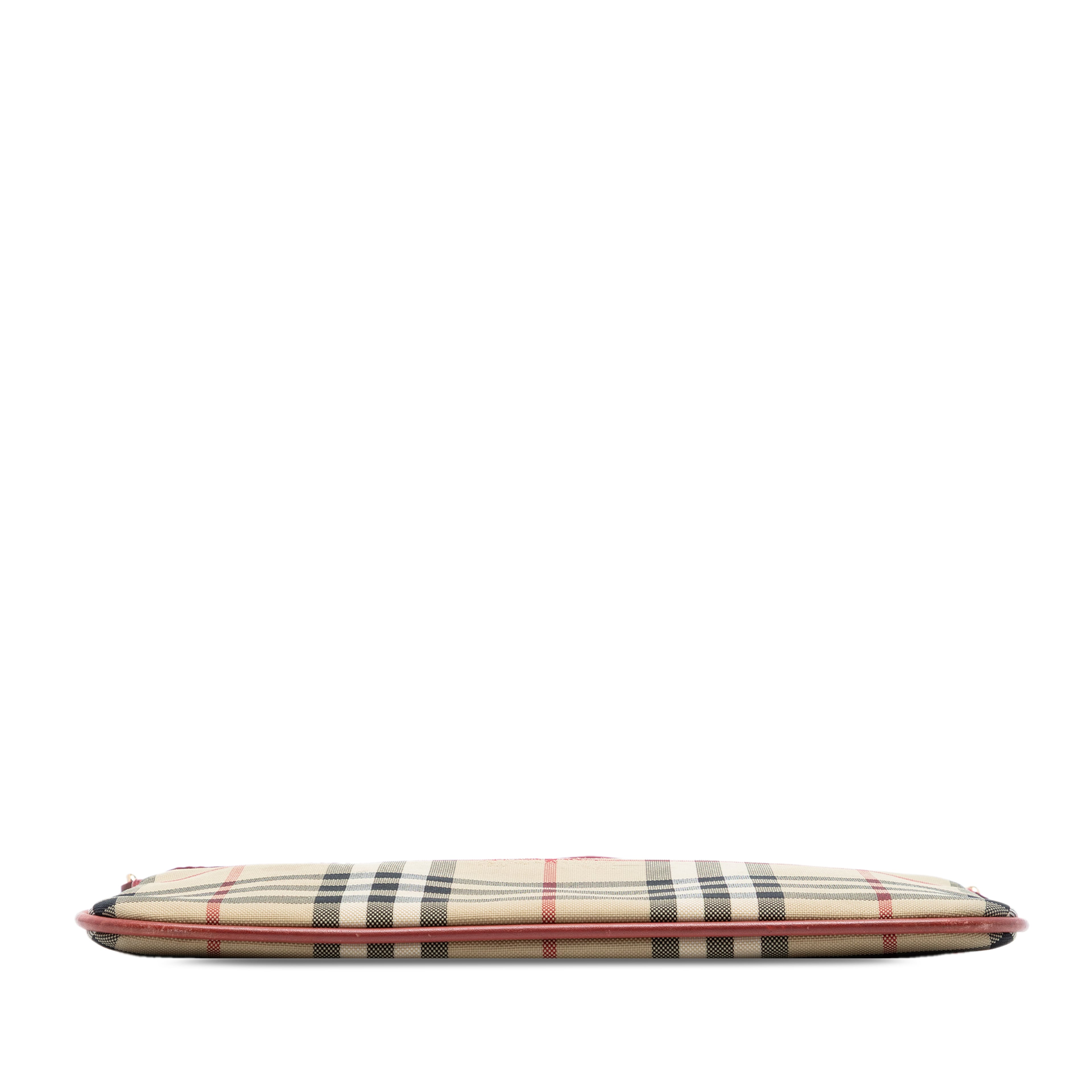 Burberry Haymarket Check Canvas Peyton Crossbody, från Luxclusif, i färgen beige. Klicka för att öppna bilden i stort format