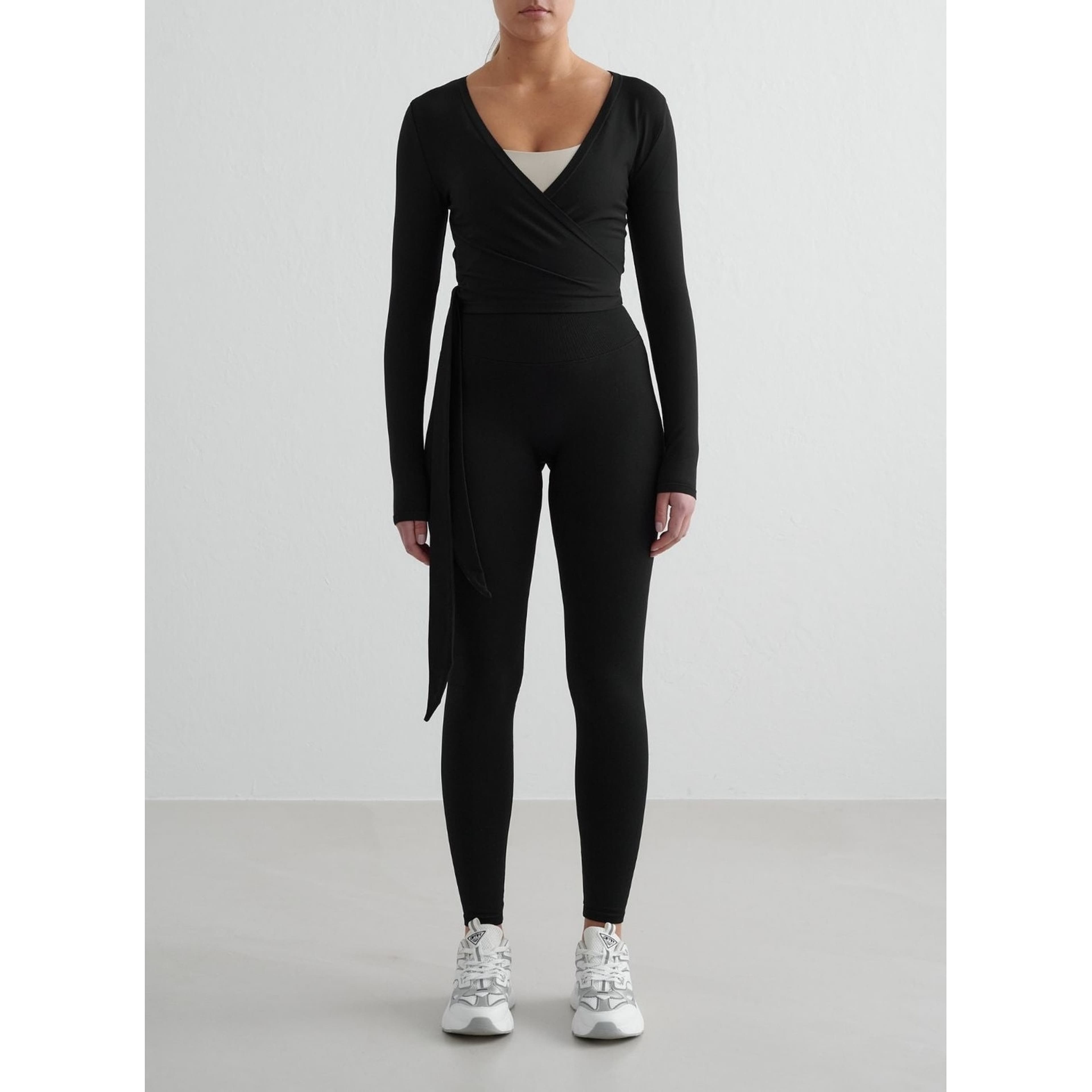 Shape Seamless Wrap Long Sleeve