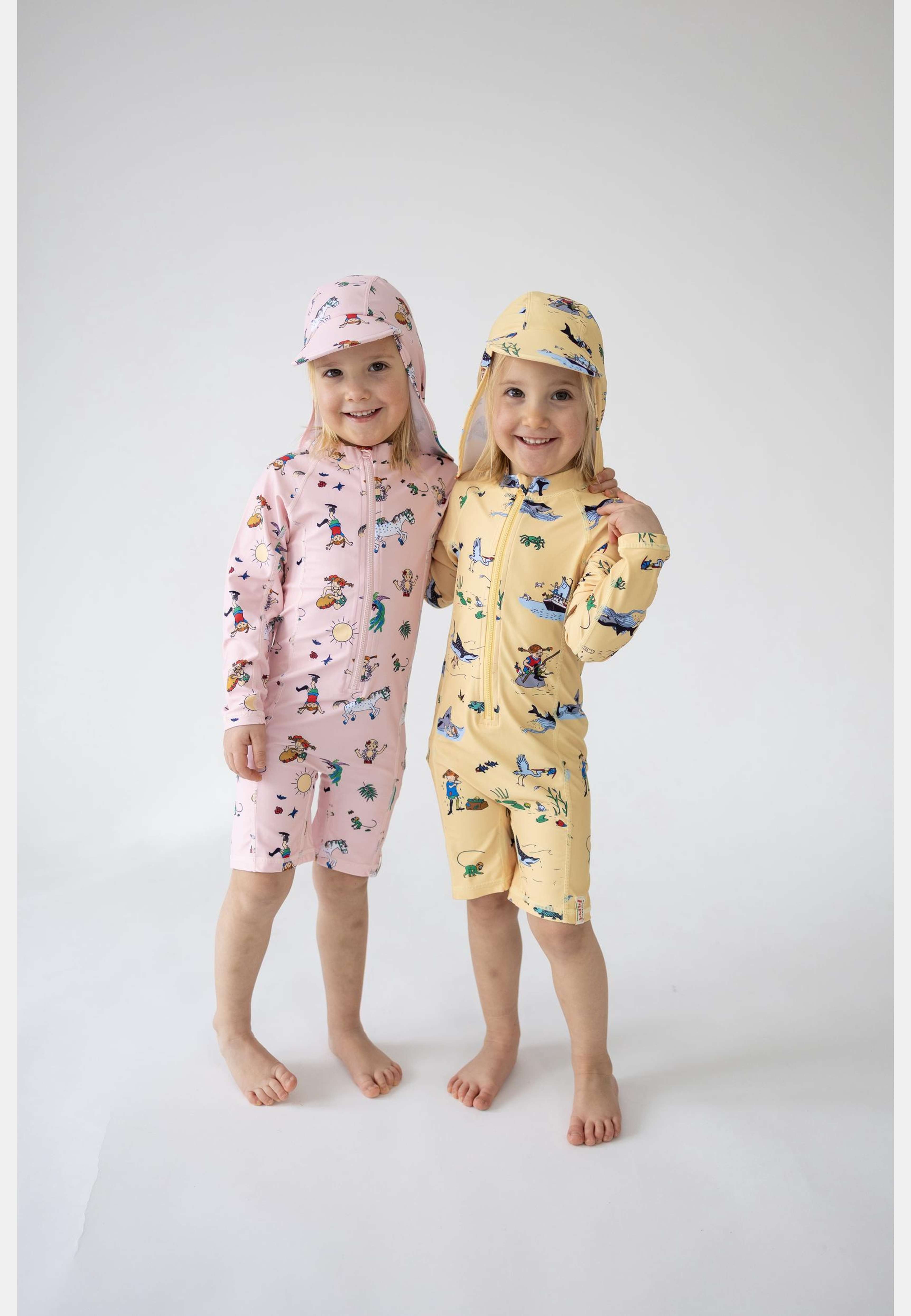 Uv-dräkt Pippi Långstrump, från Geggamoja, i färgen gul. Klicka för att öppna bilden i stort format