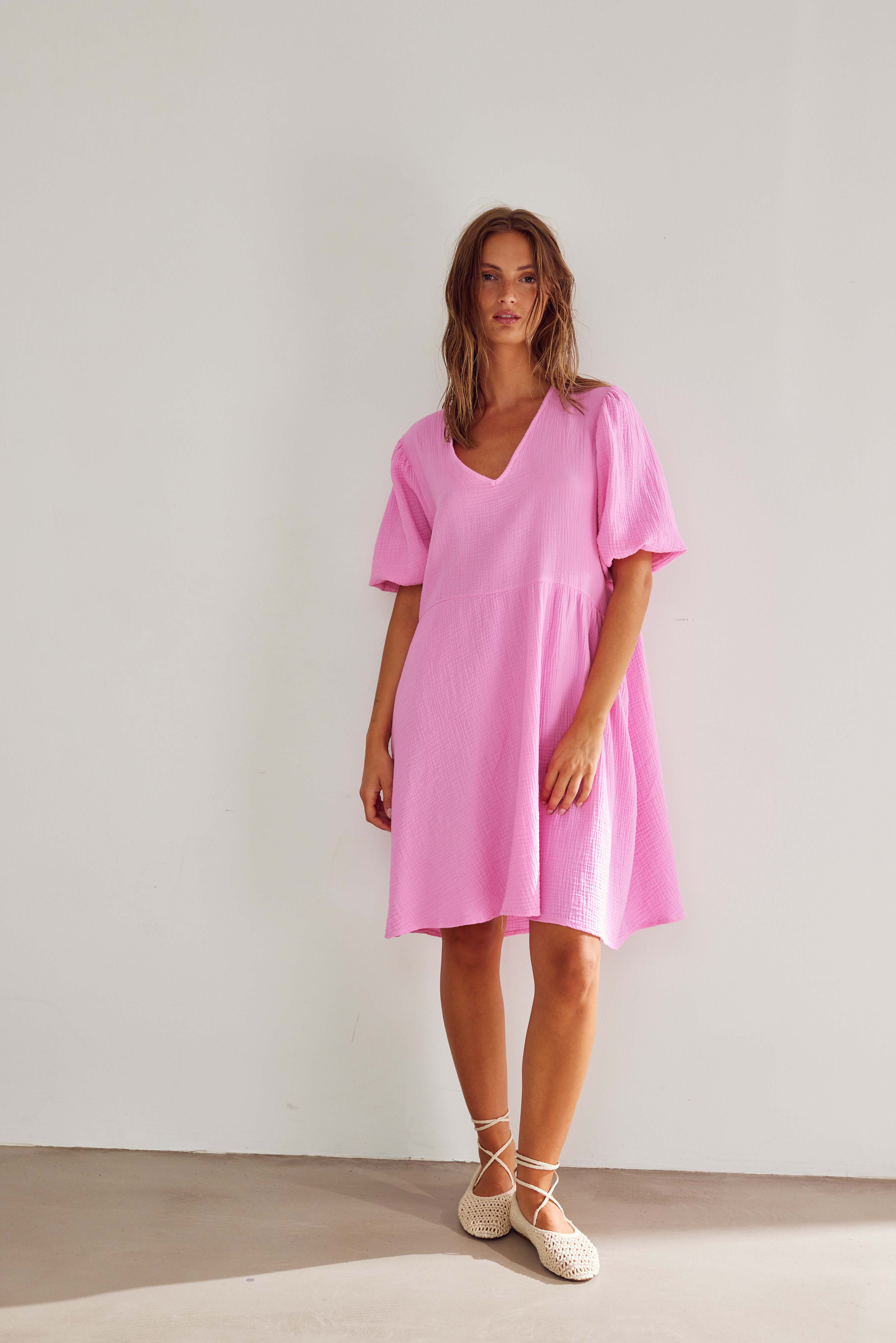 Love Dress - Bright Pink