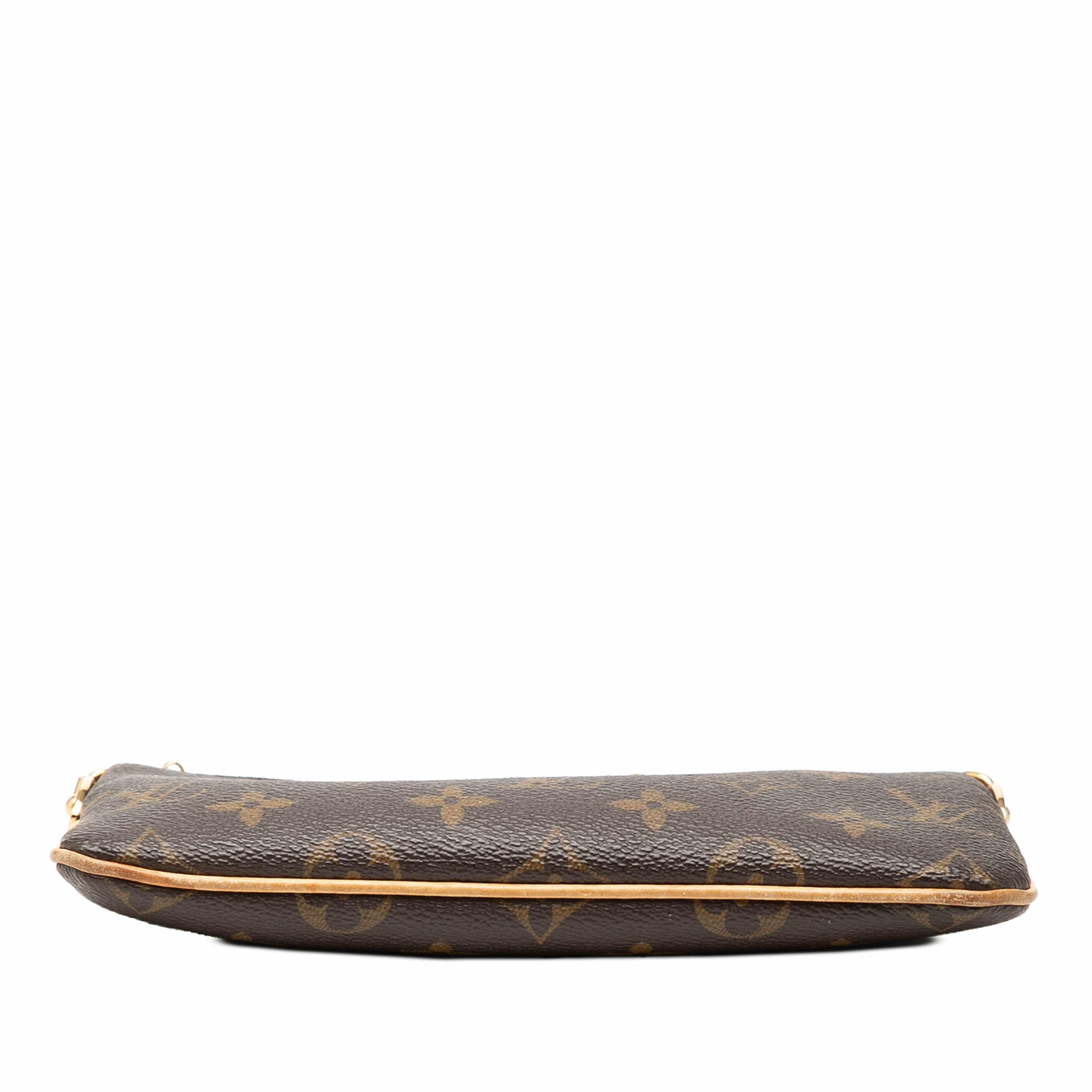 Louis Vuitton Monogram Pochette Milla Mm, från Luxclusif, i färgen brun. Klicka för att öppna bilden i stort format