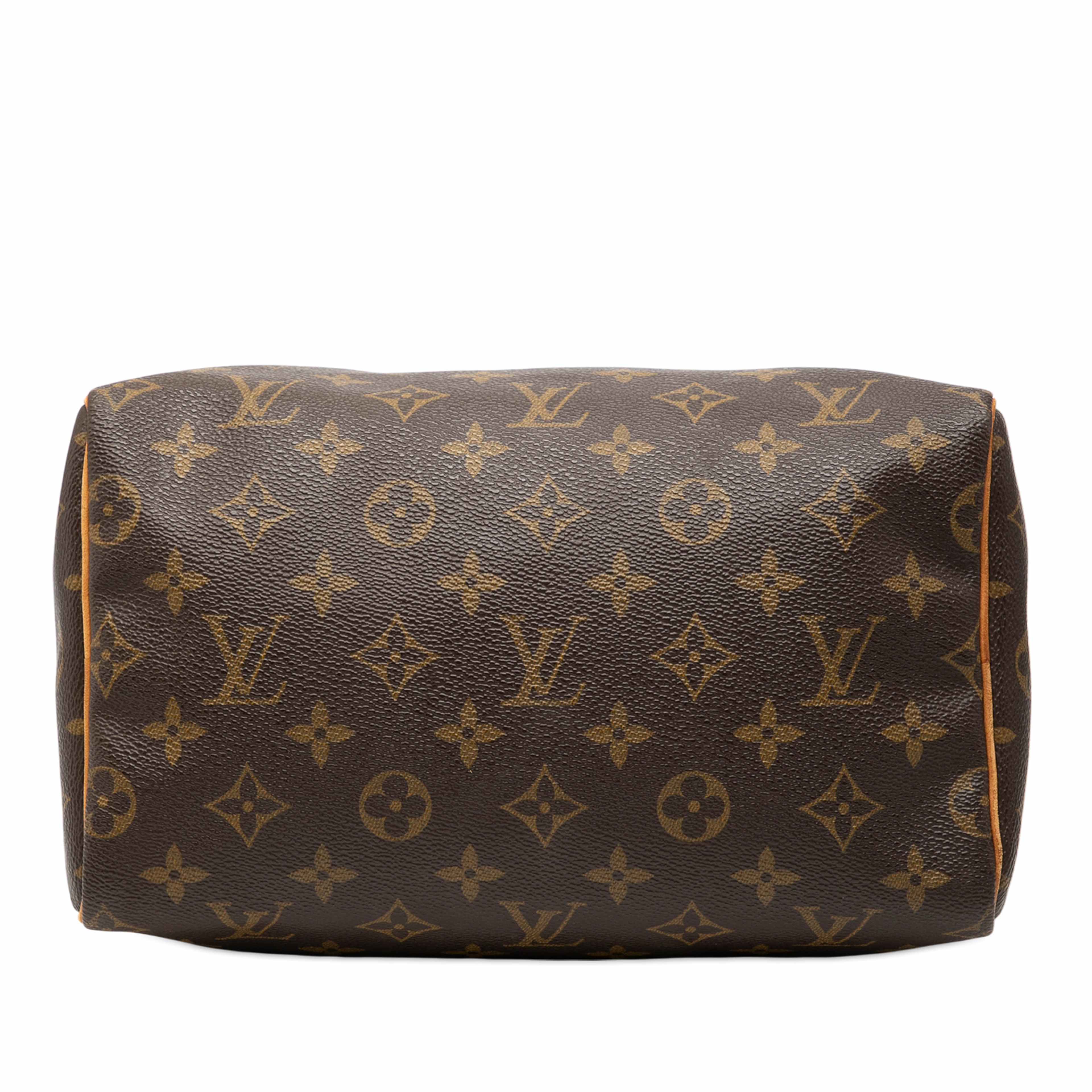 Louis Vuitton Monogram Speedy 25, från Luxclusif, i färgen brown. Klicka för att öppna bilden i stort format