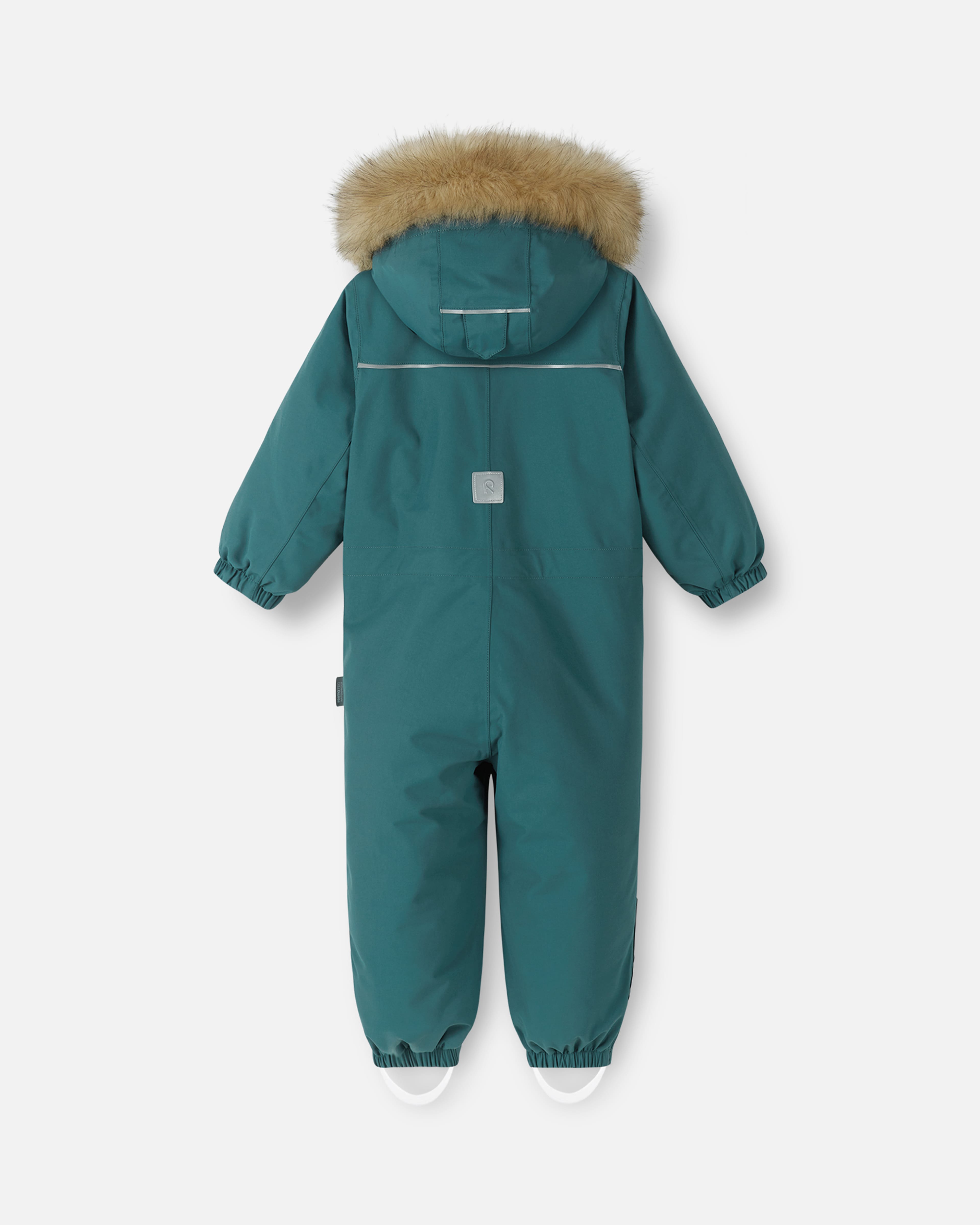 Reimatec Vinteroverall Stavanger, från Reima, i färgen dark teal. Klicka för att öppna bilden i stort format