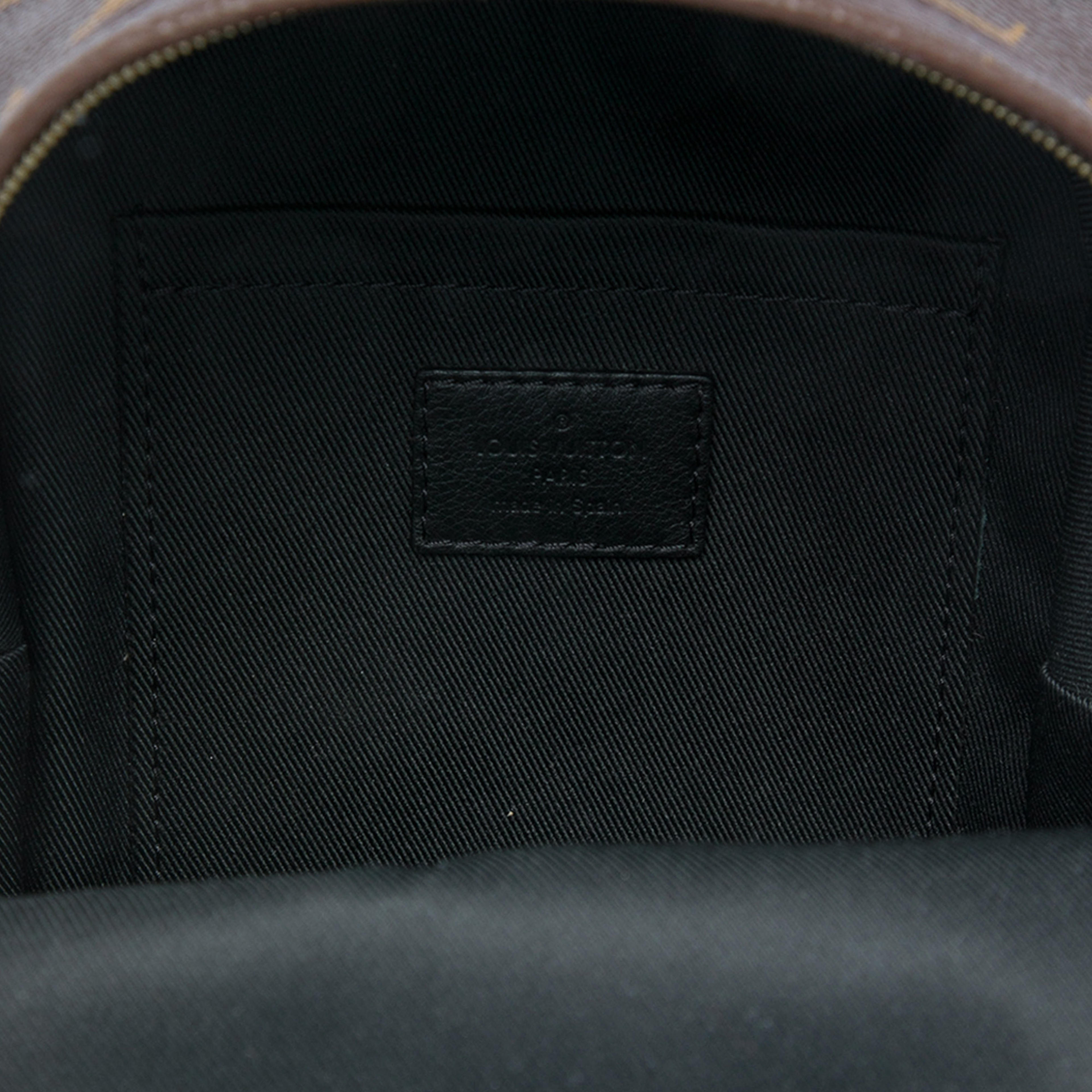 Louis Vuitton Monogram Mini Palm Springs, från Luxclusif, i färgen brun. Klicka för att öppna bilden i stort format