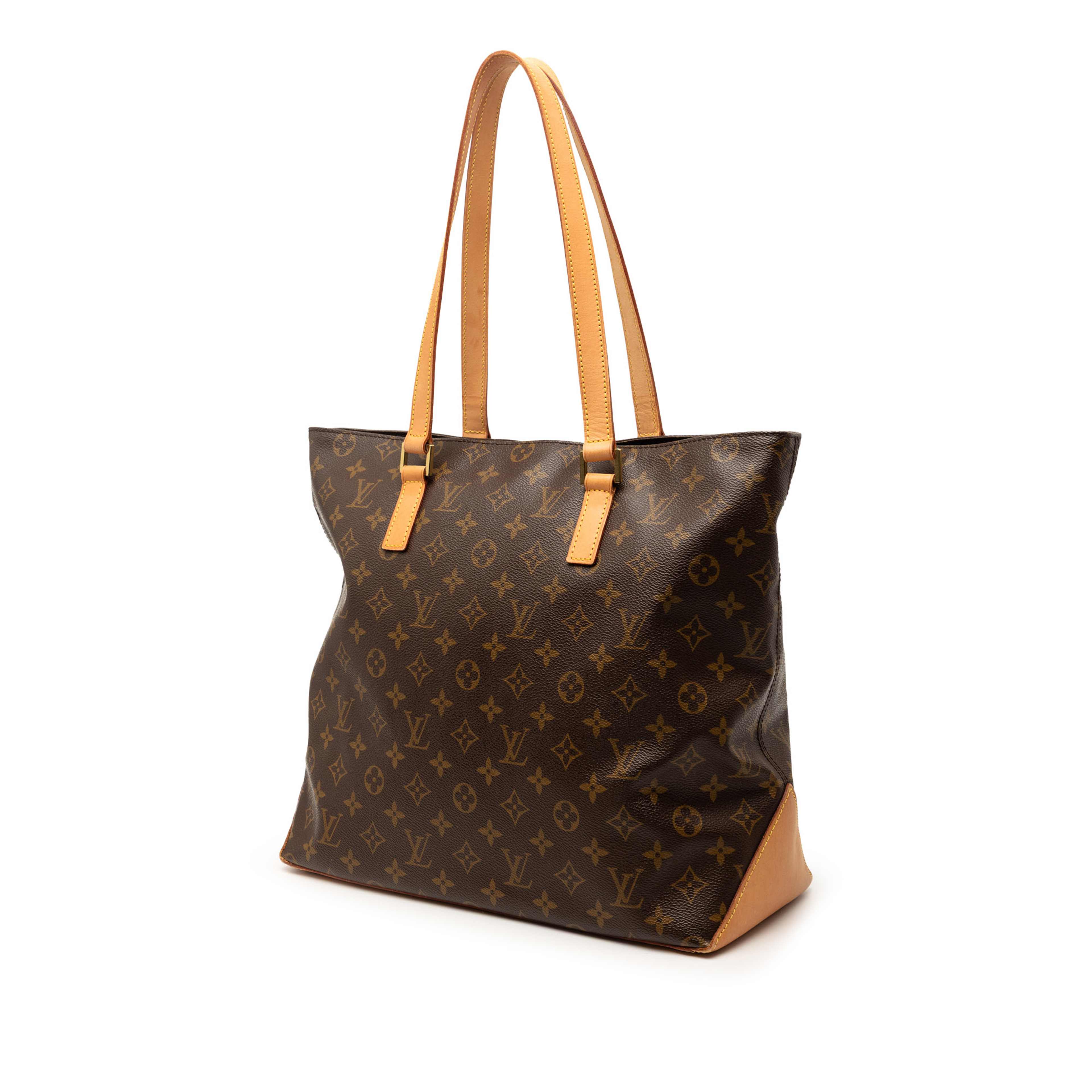 Louis Vuitton Monogram Cabas Mezzo, från Luxclusif, i färgen brown. Klicka för att öppna bilden i stort format