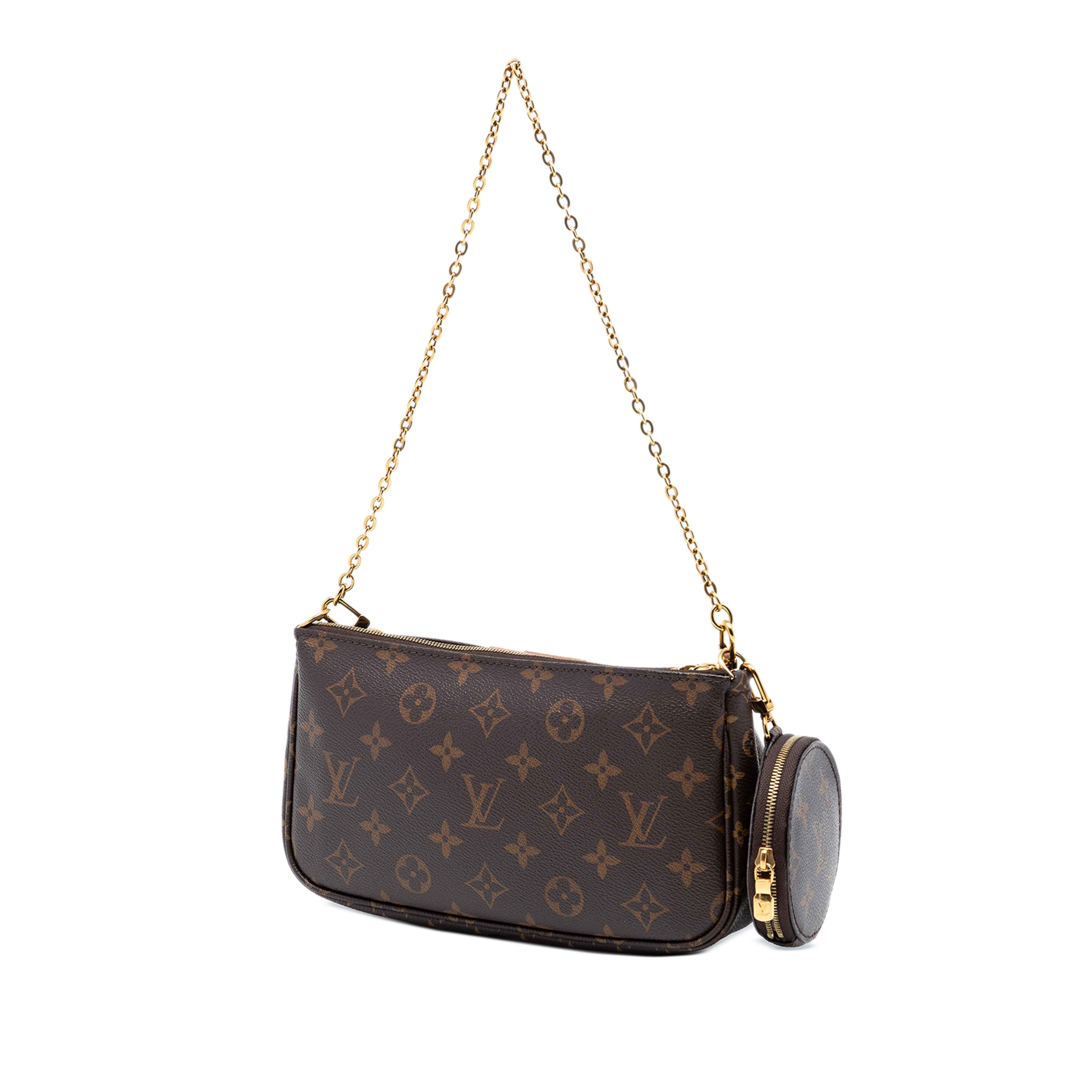Louis Vuitton Monogram Multi Pochette Accessoires, från Luxclusif, i färgen brown. Klicka för att öppna bilden i stort format
