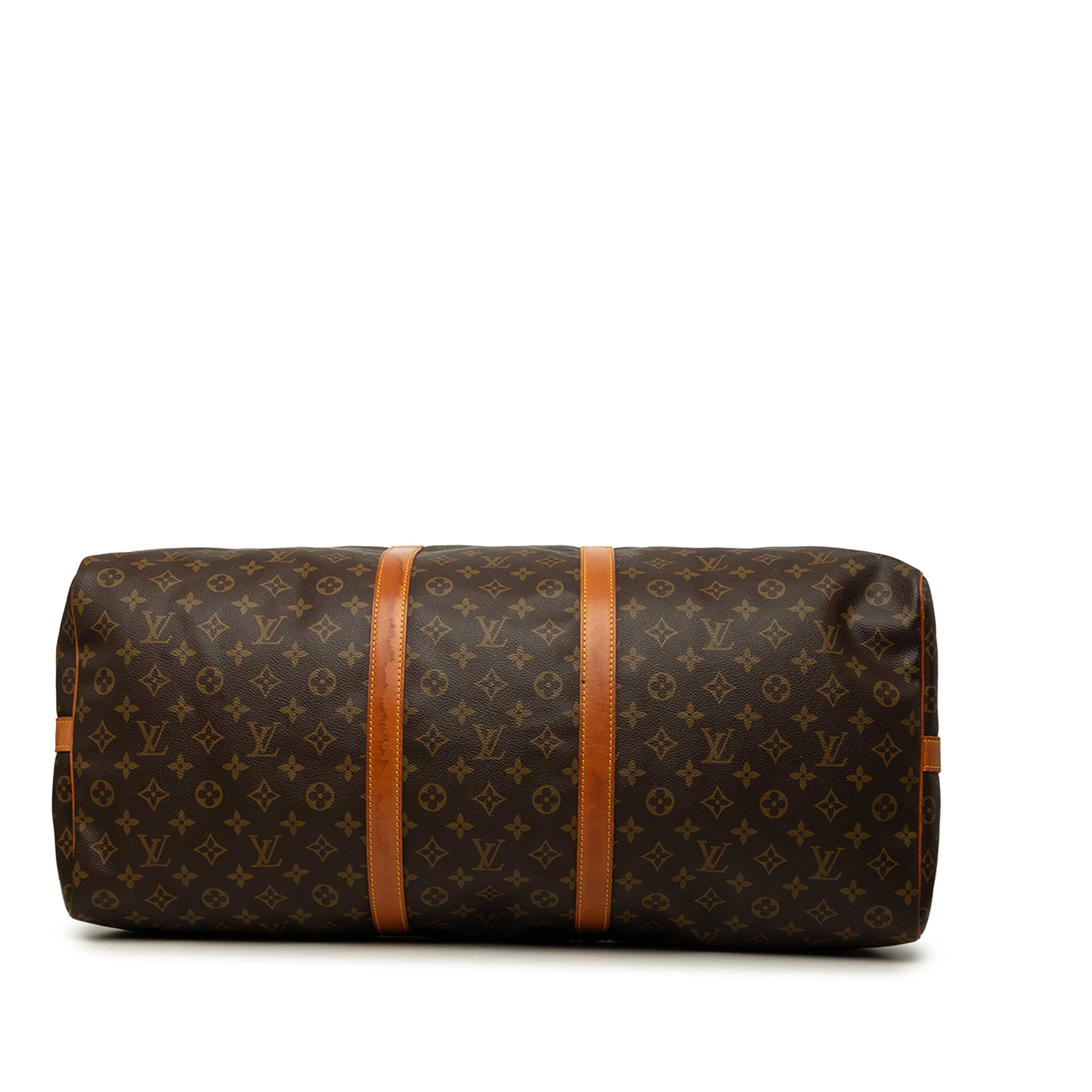 Louis Vuitton Monogram Keepall Bandouliere 60, från Luxclusif, i färgen brun. Klicka för att öppna bilden i stort format