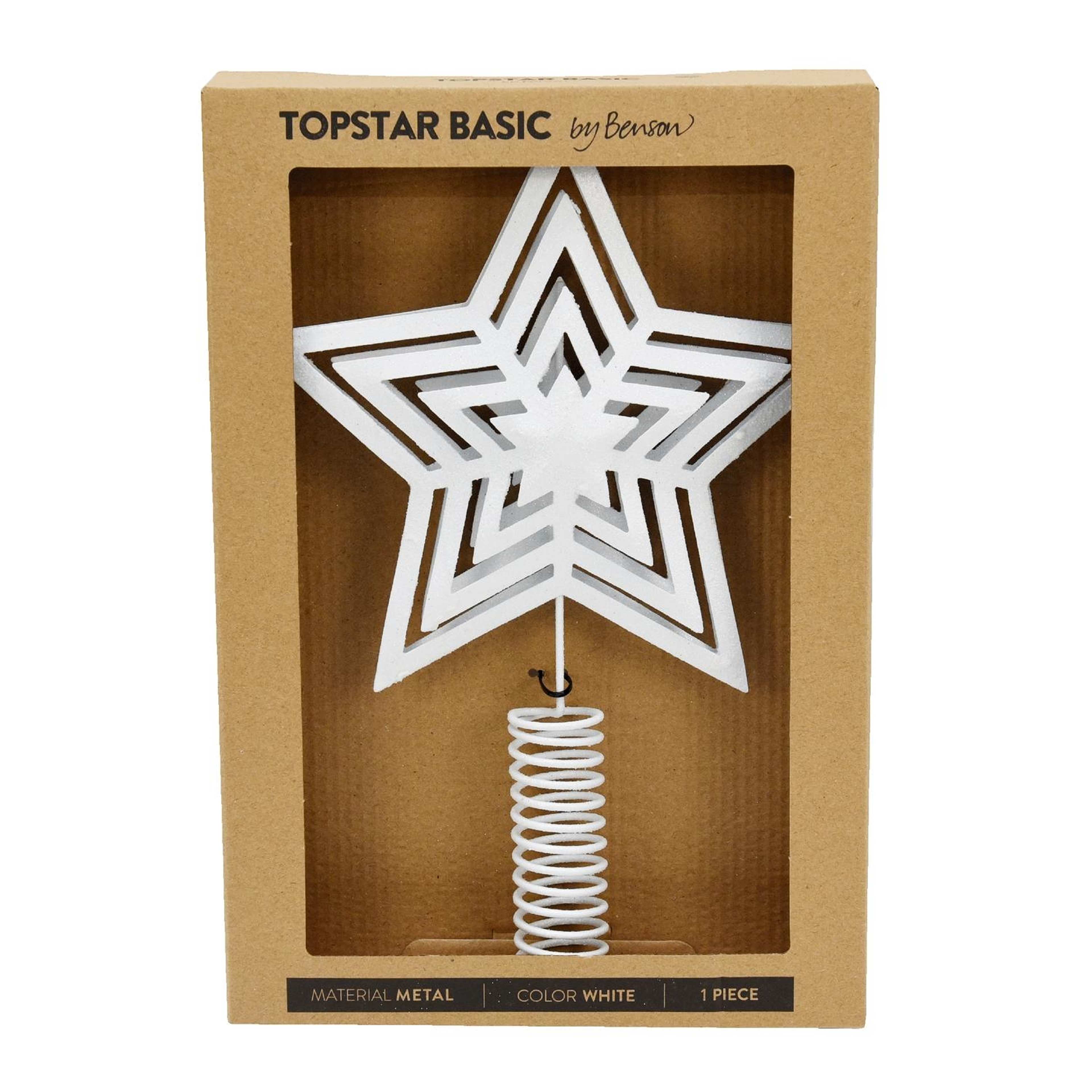 Toppstjärna Basic, från by Benson, i färgen snö. Klicka för att öppna bilden i stort format