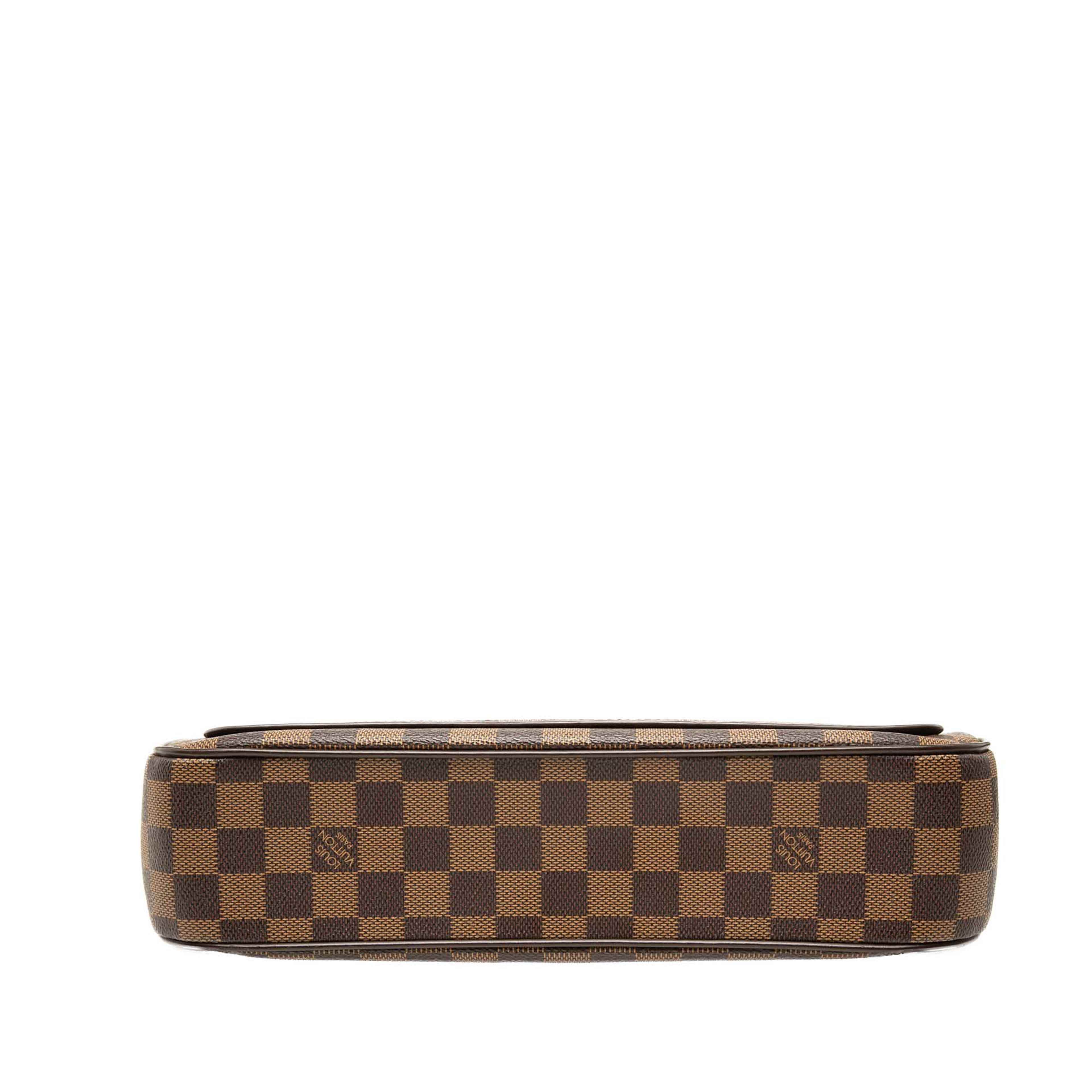 Louis Vuitton Damier Ebene Aubagne, från Luxclusif, i färgen brun. Klicka för att öppna bilden i stort format