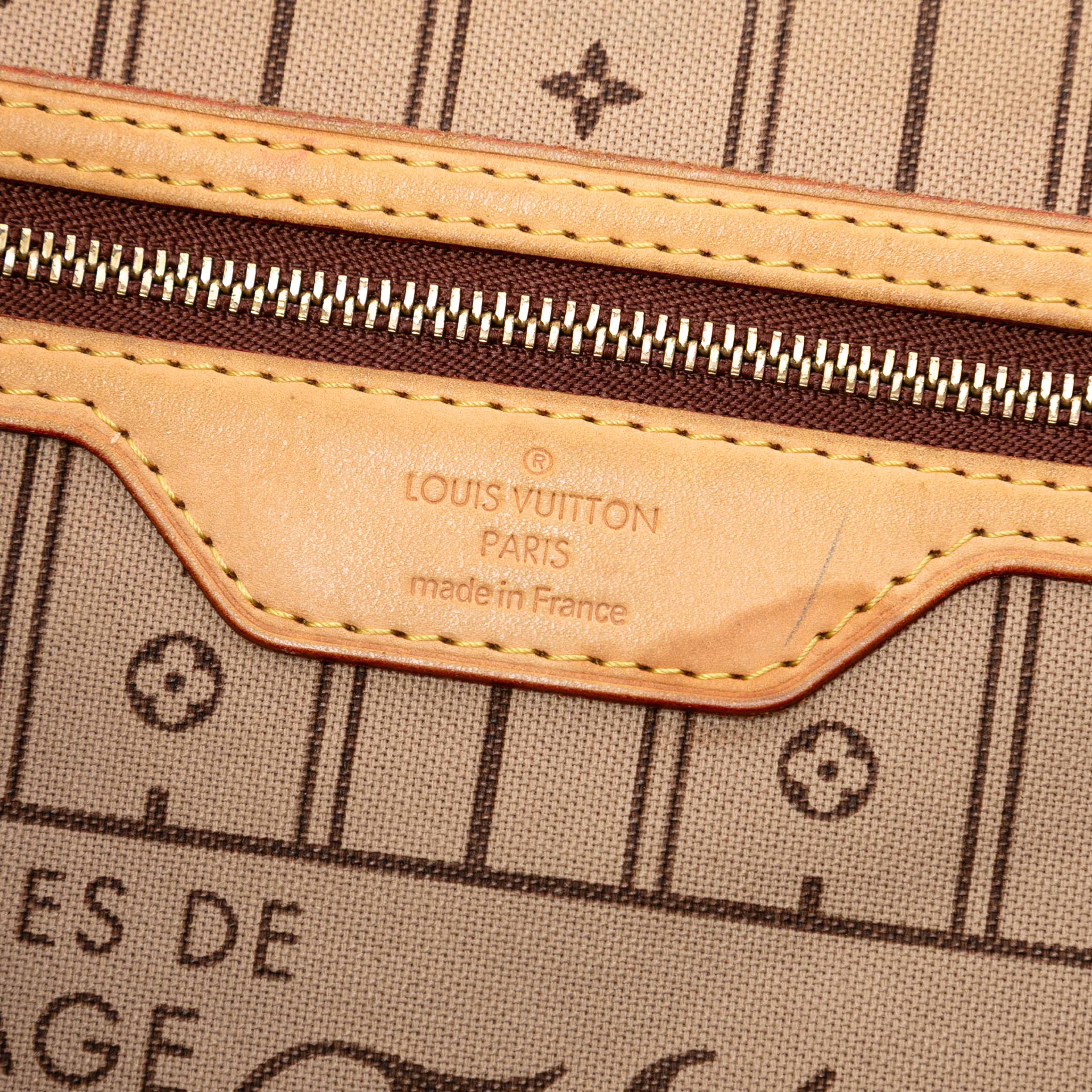 Louis Vuitton Monogram Neverfull Gm, från Luxclusif, i färgen brown. Klicka för att öppna bilden i stort format