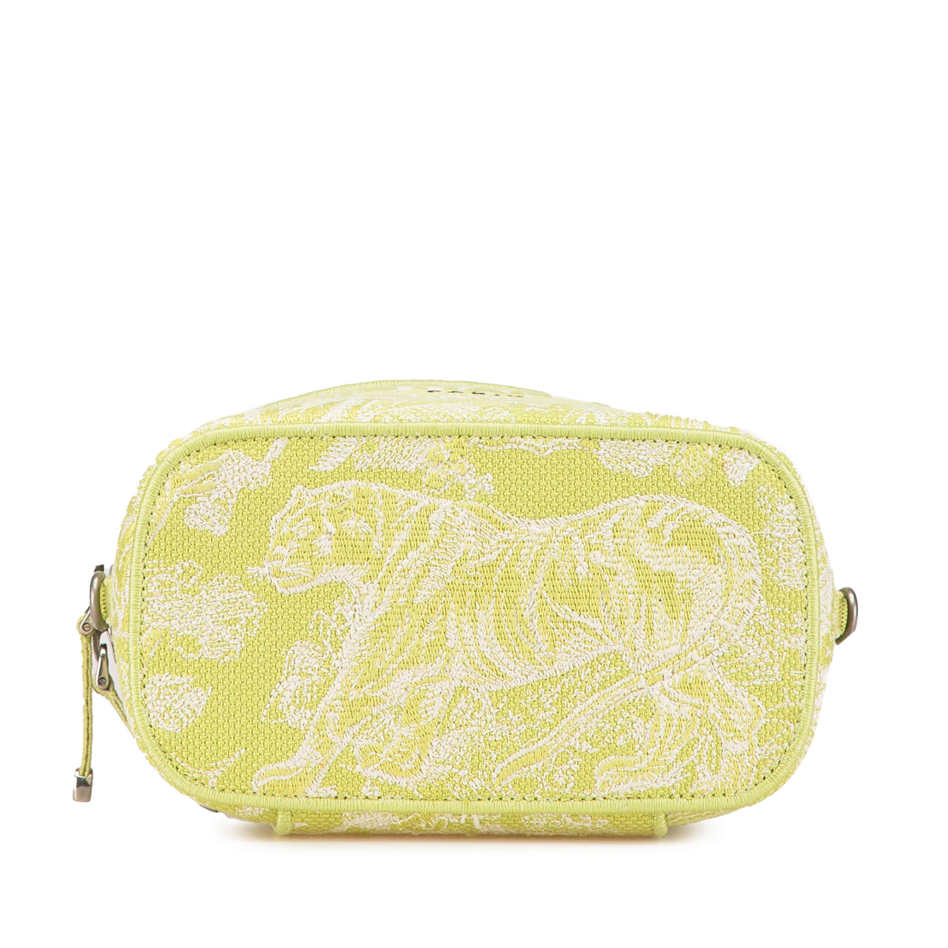 Dior Small Canvas Embroidered Toile De Jouy Diortravel Vanity Case
