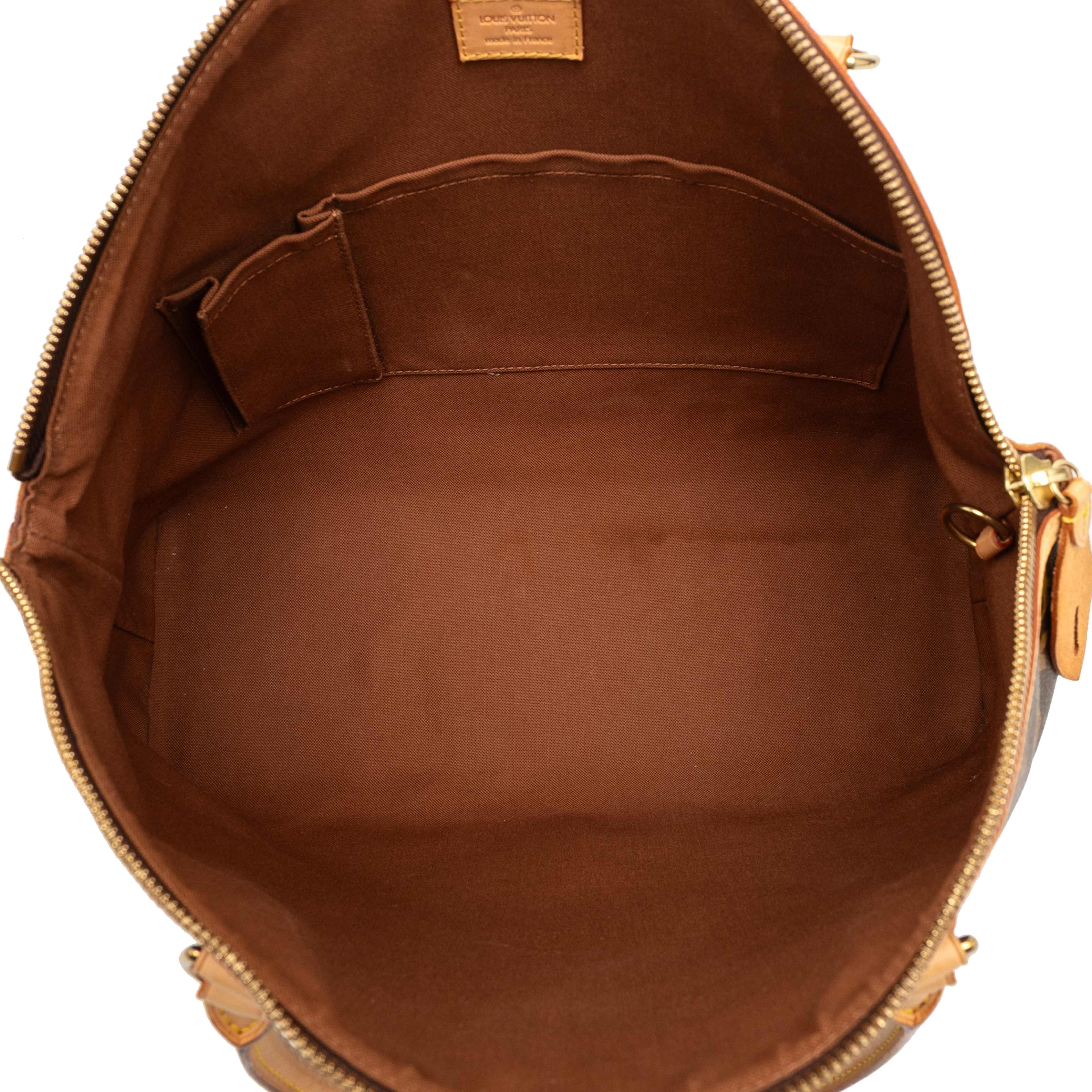 Louis Vuitton Monogram Lockit Horizontal, från Luxclusif, i färgen brown. Klicka för att öppna bilden i stort format