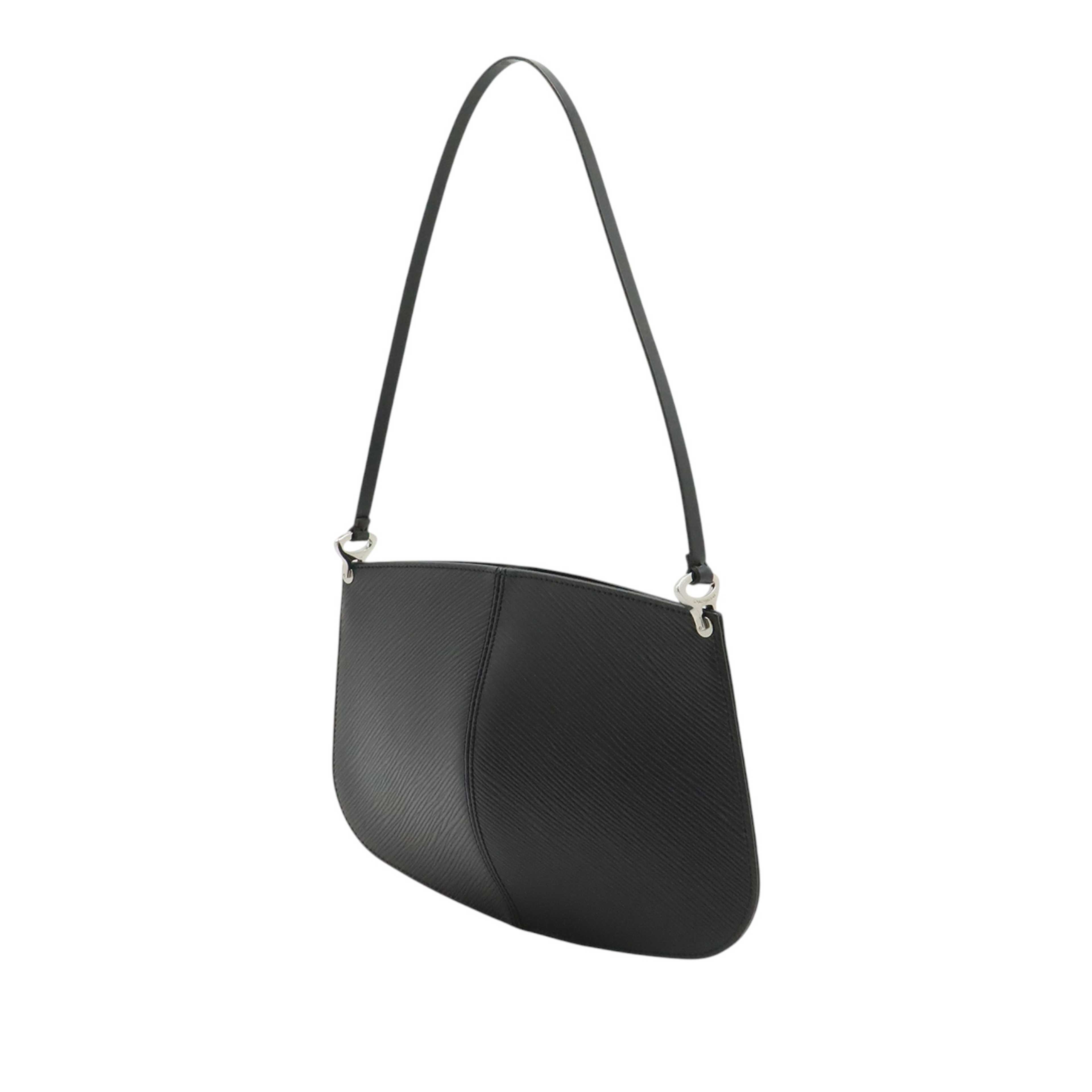 Louis Vuitton Epi Demi Lune Pochette, från Luxclusif, i färgen svart. Klicka för att öppna bilden i stort format
