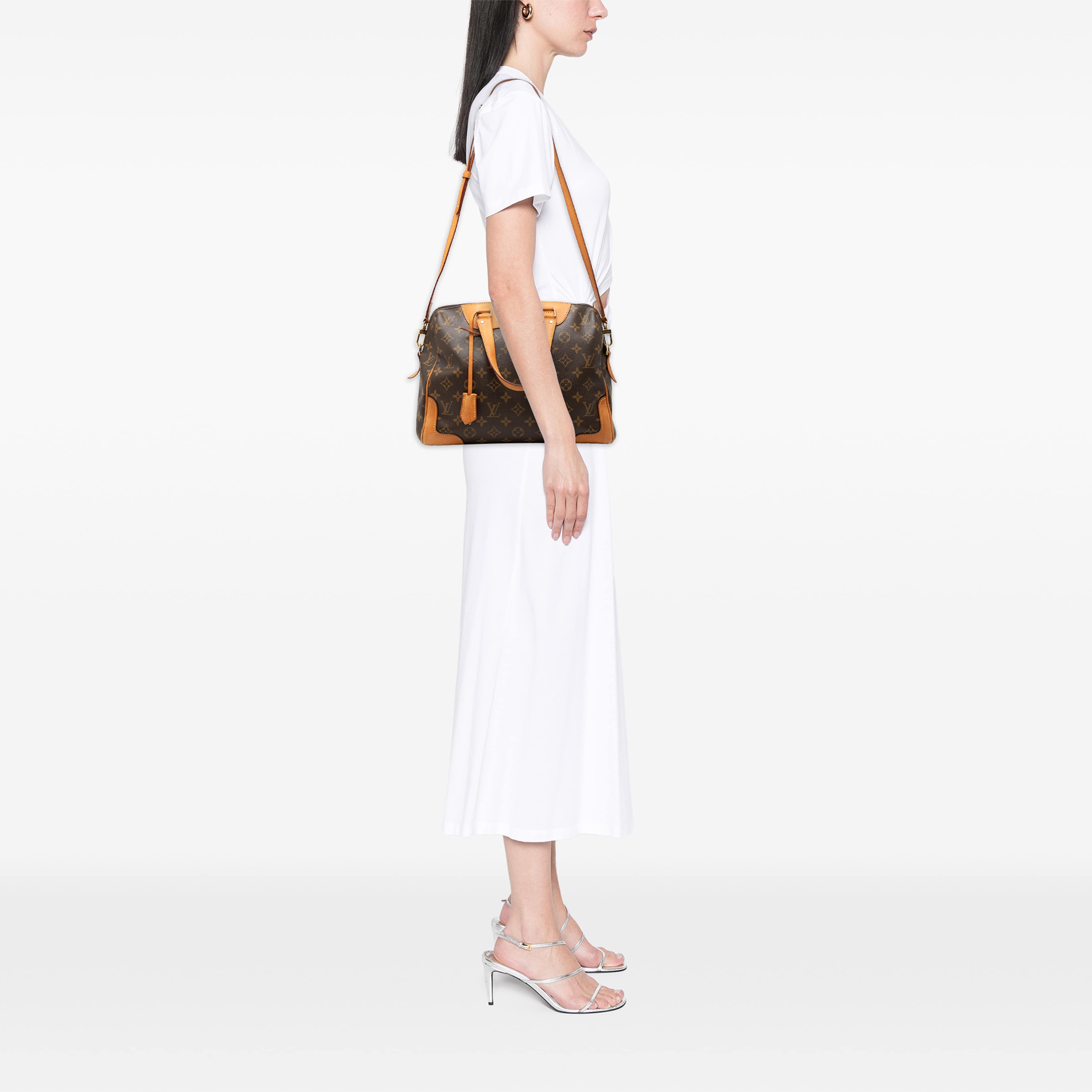 Louis Vuitton Monogram Retiro Pm, från Luxclusif, i färgen brun. Klicka för att öppna bilden i stort format