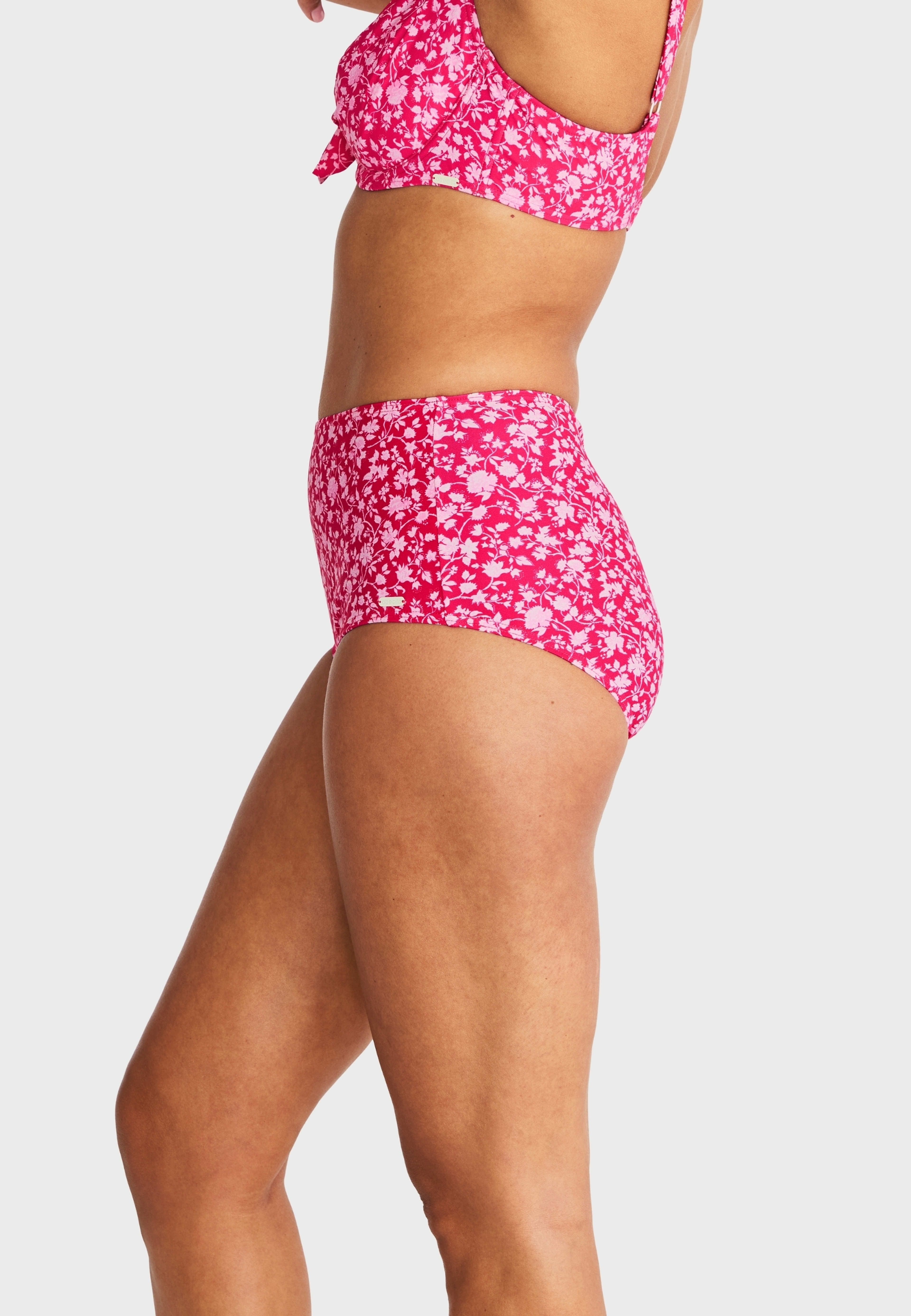 Portofino Bikinitrosa Med Hög Midja, från Abecita by Swegmark, i färgen pink lady. Klicka för att öppna bilden i stort format