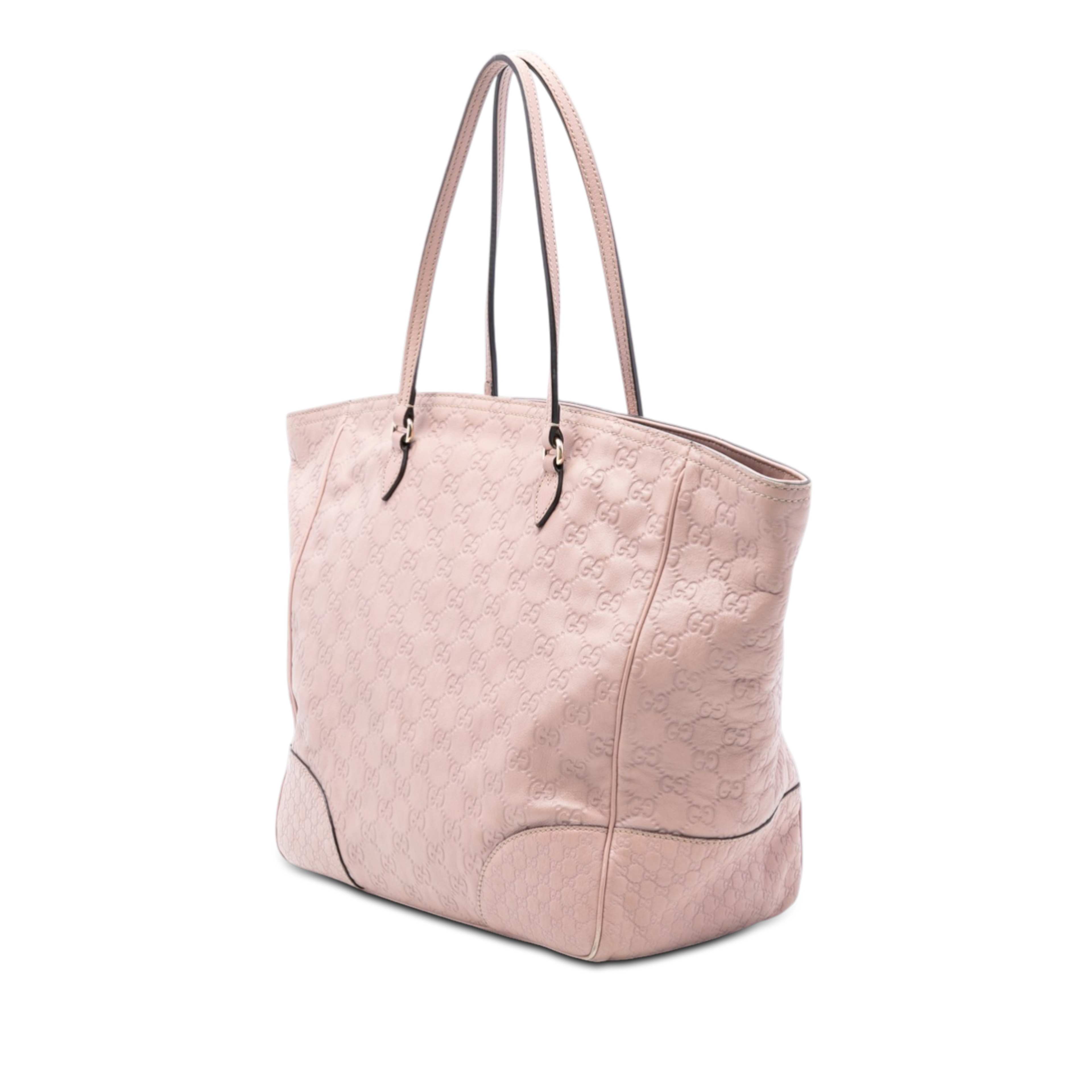 Gucci Guccissima Bree Tote, från Luxclusif, i färgen rosa. Klicka för att öppna bilden i stort format