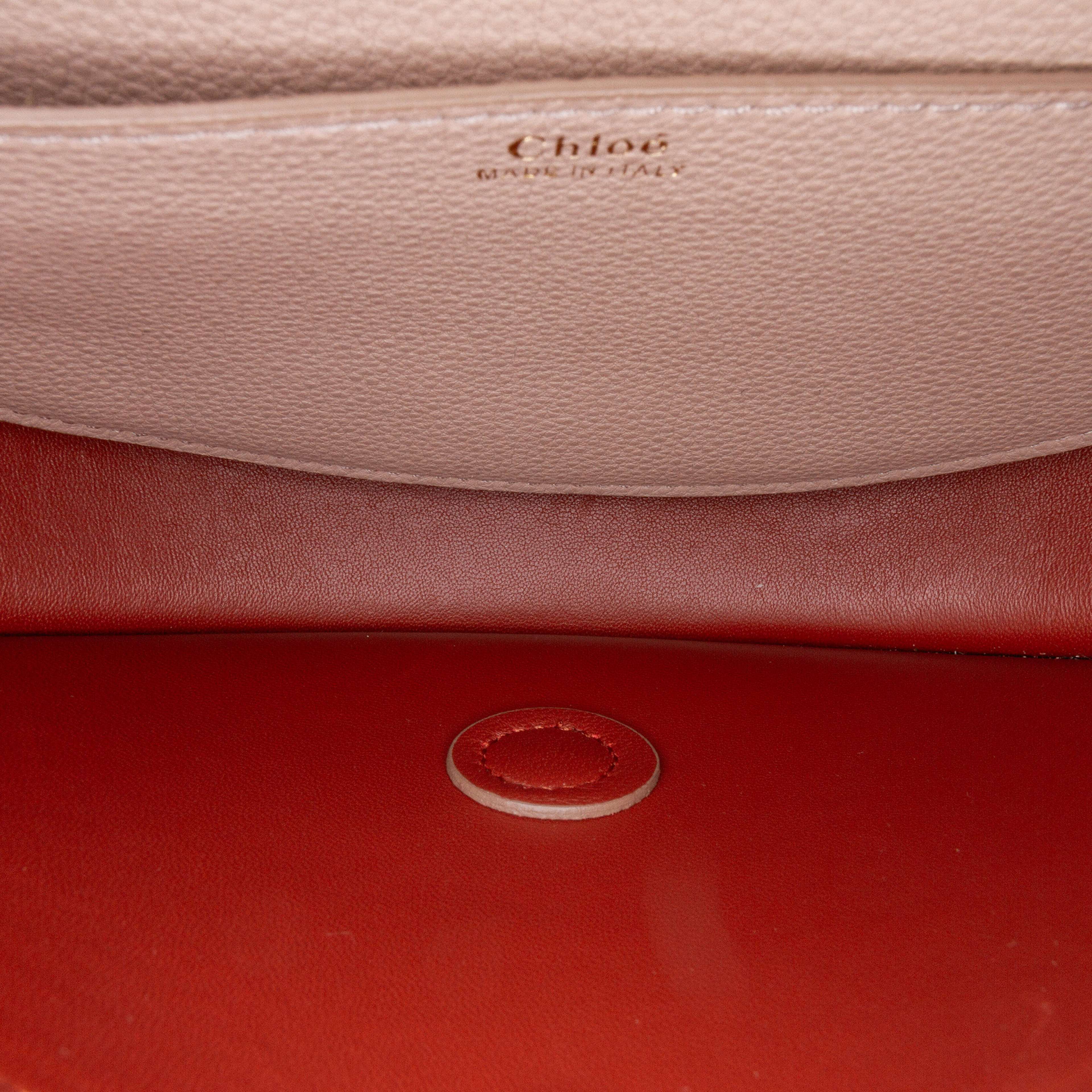 Chloé Grained Calfskin Marcie Chain Flap