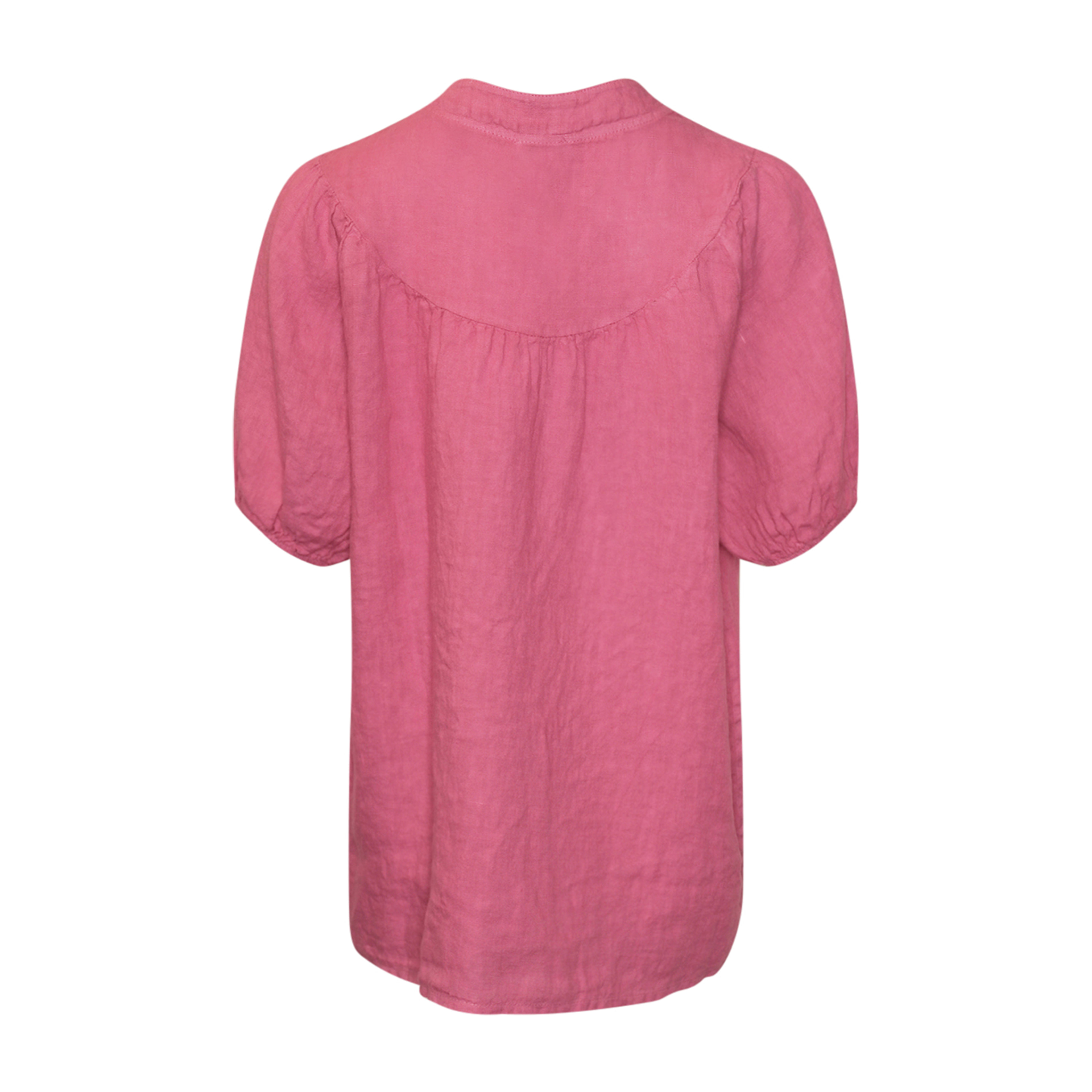 Ivy, Blouse, Linen - Betty Pink