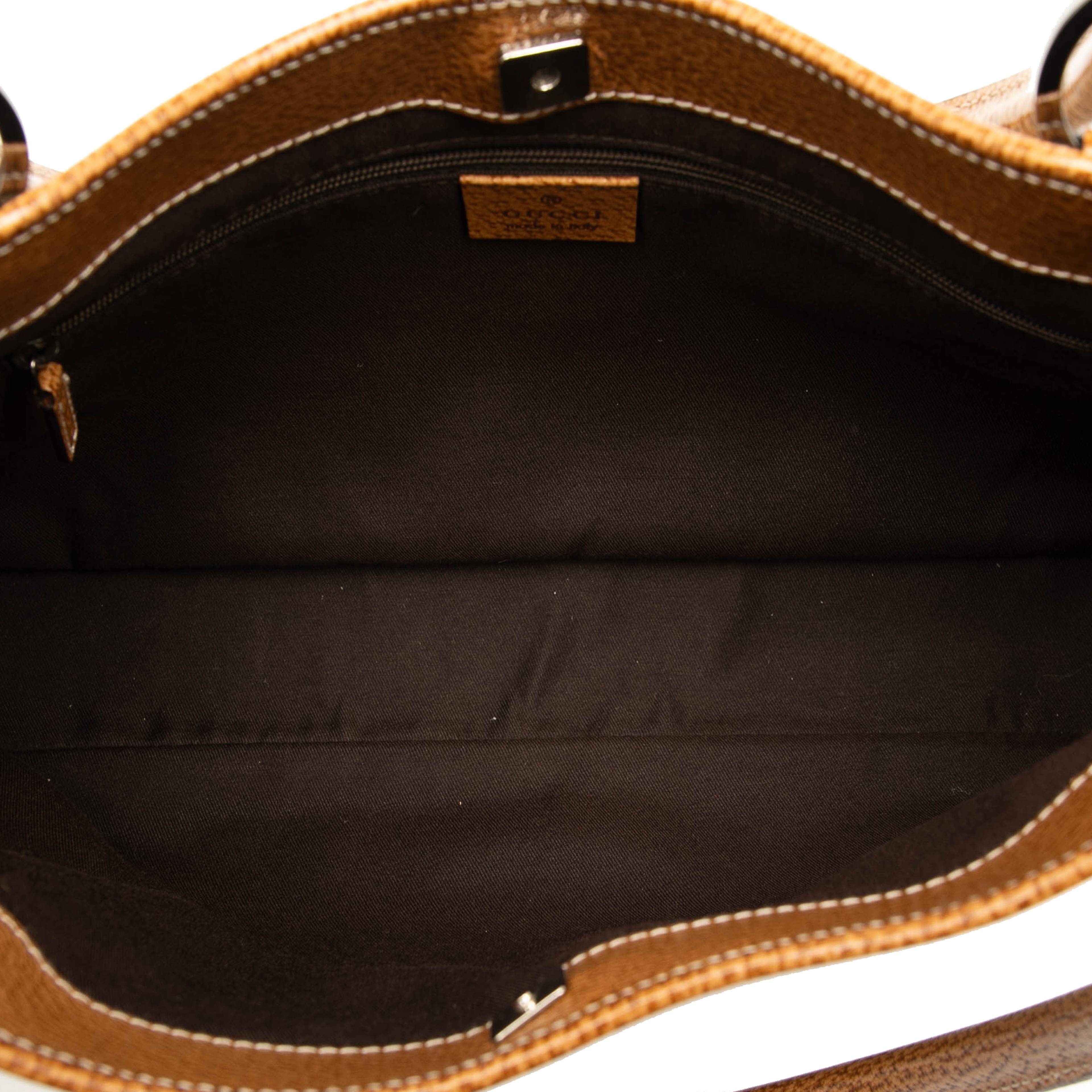 Gucci Gg Canvas Tote, från Luxclusif, i färgen beige. Klicka för att öppna bilden i stort format