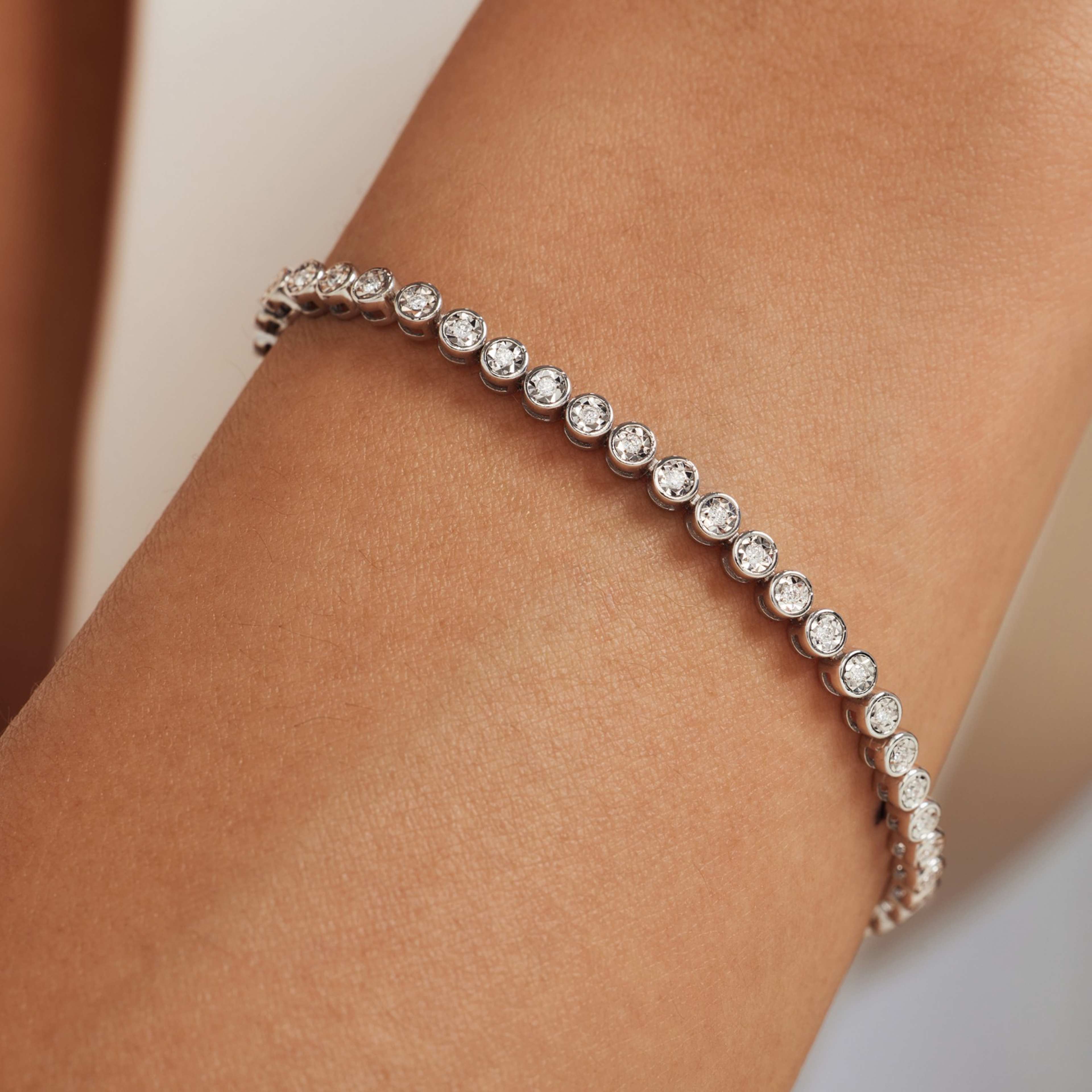De La Paix 14 Karat Vitguld Armband
