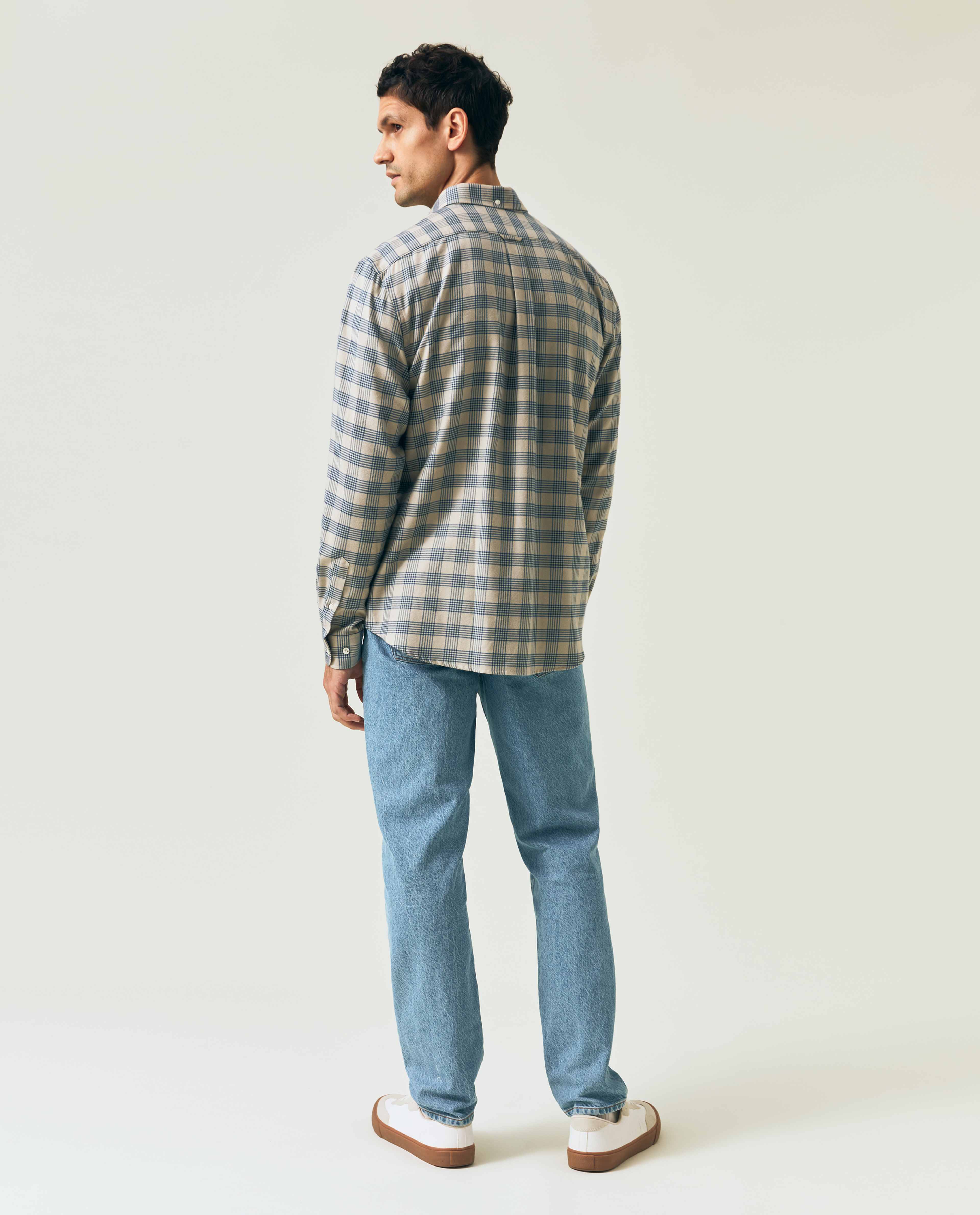 Casual Check Flannel B.d Shirt