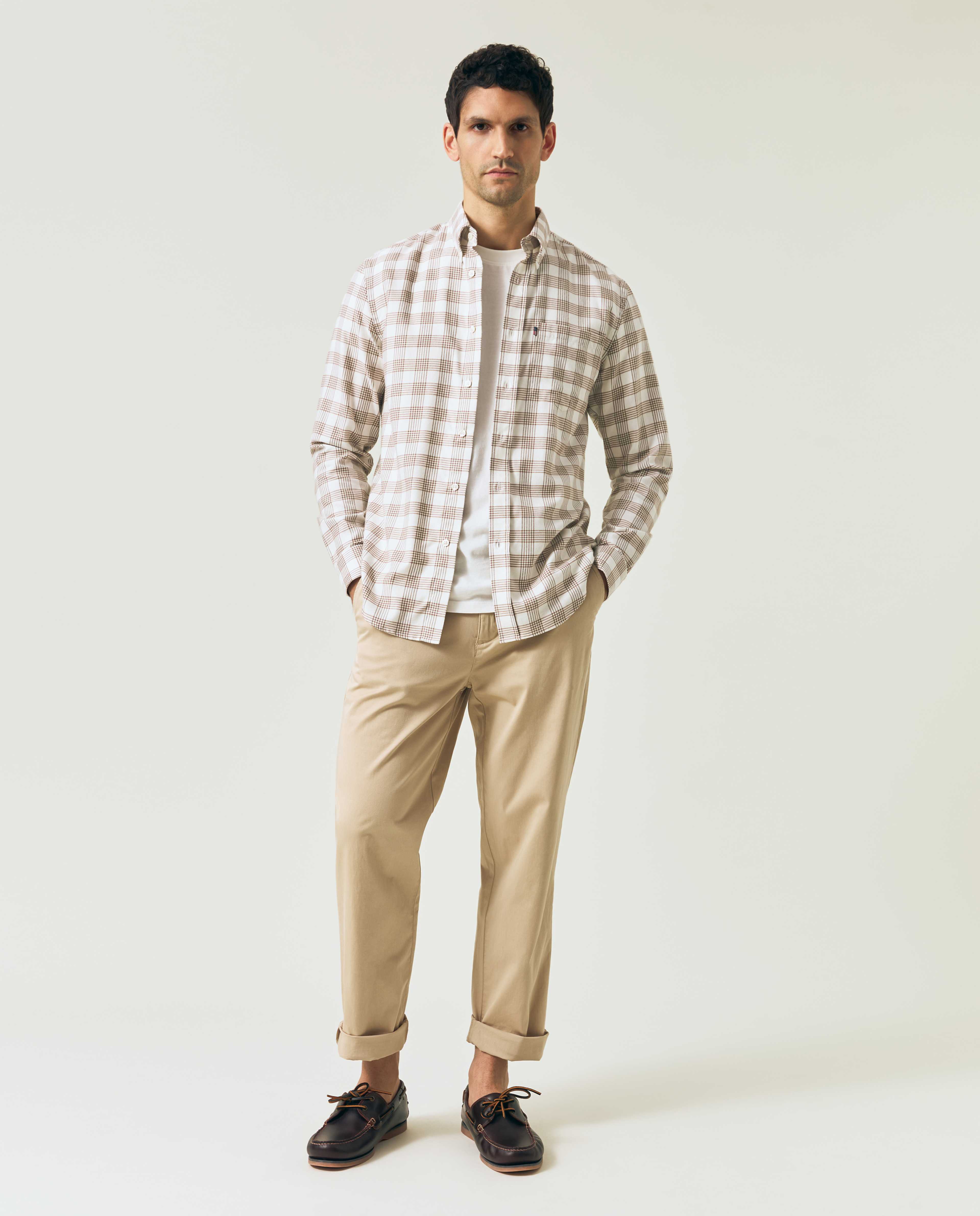 Casual Check Flannel B.d Shirt