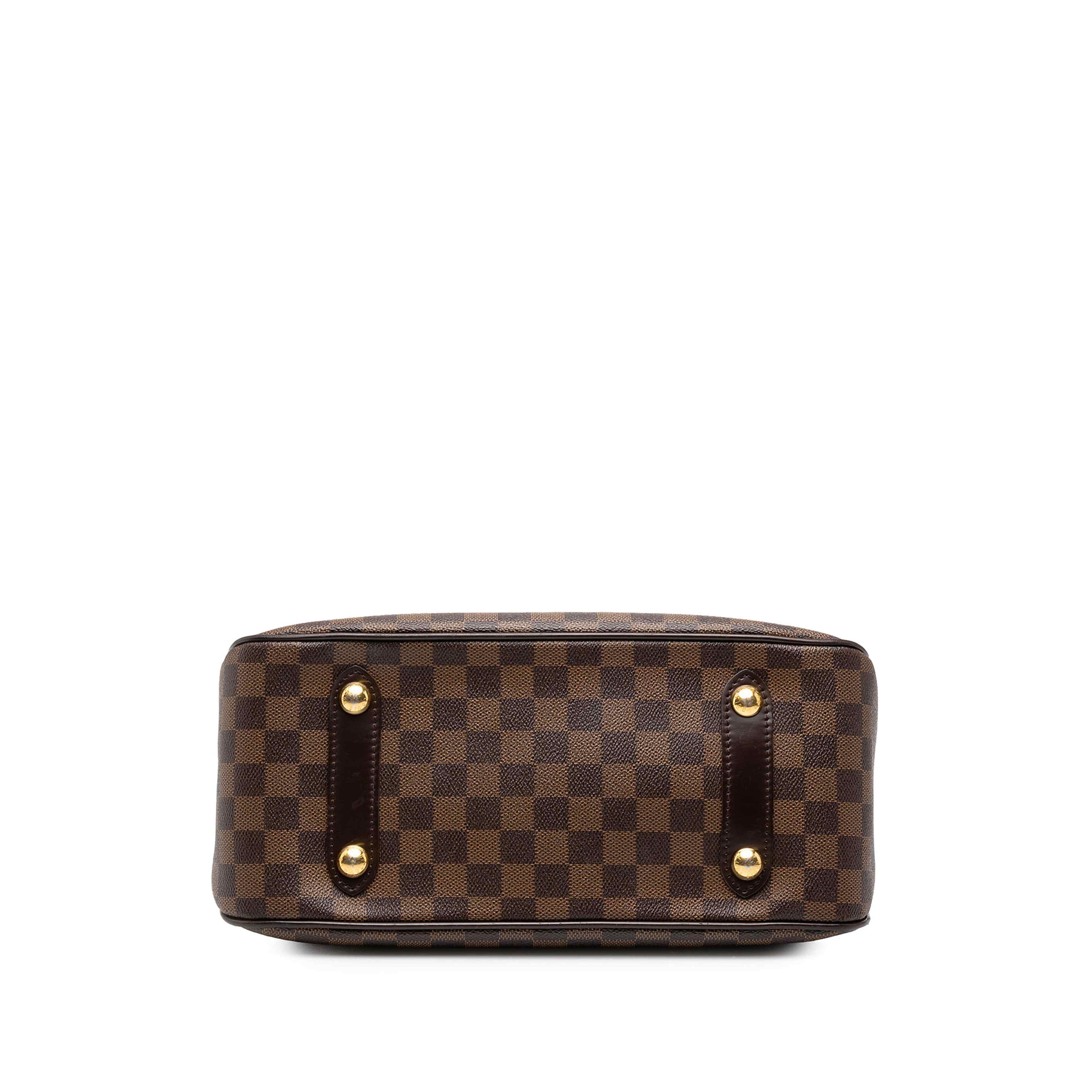 Louis Vuitton Damier Ebene Cabas Rosebery, från Luxclusif, i färgen brun. Klicka för att öppna bilden i stort format
