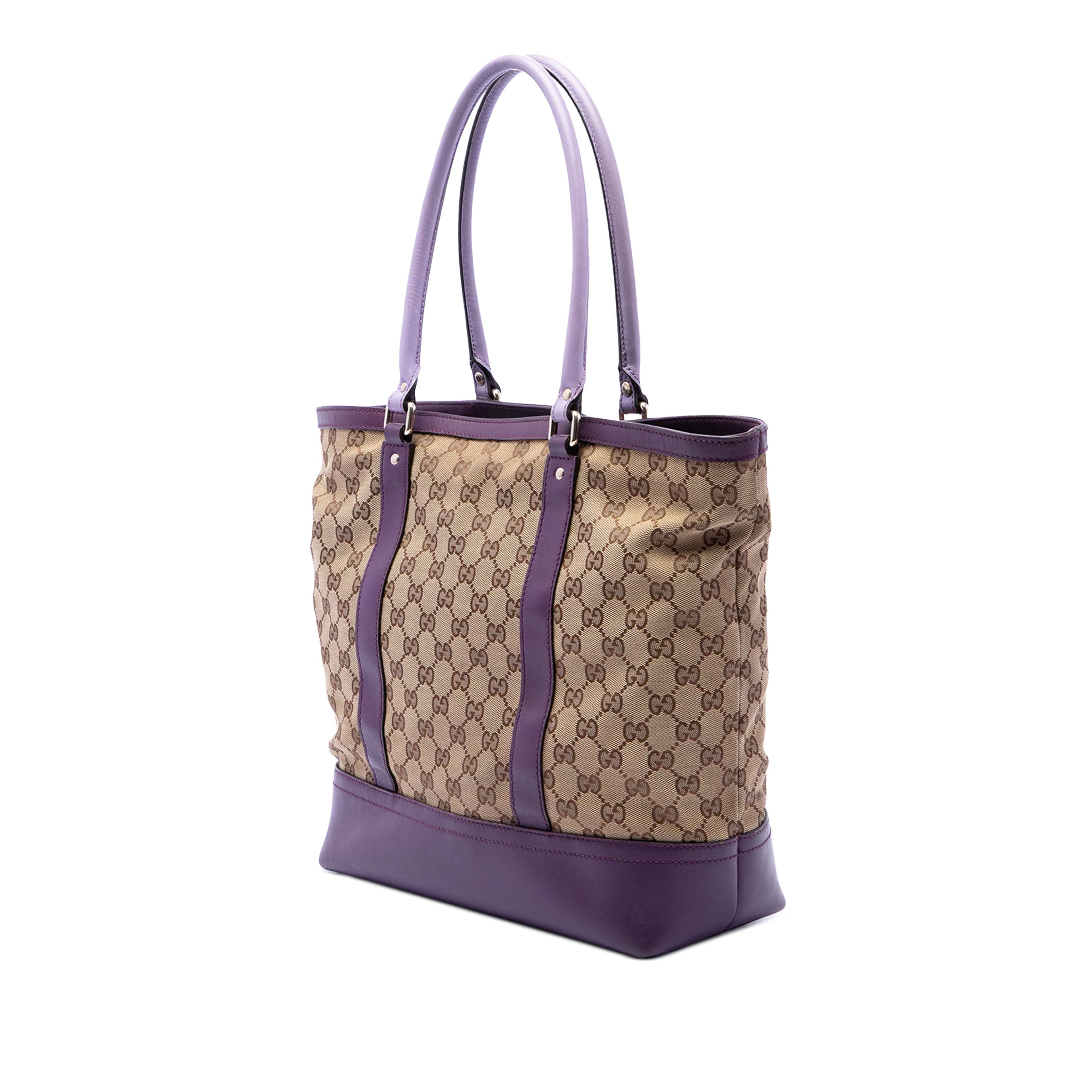 Gucci Gg Canvas Tote, från Luxclusif, i färgen beige. Klicka för att öppna bilden i stort format