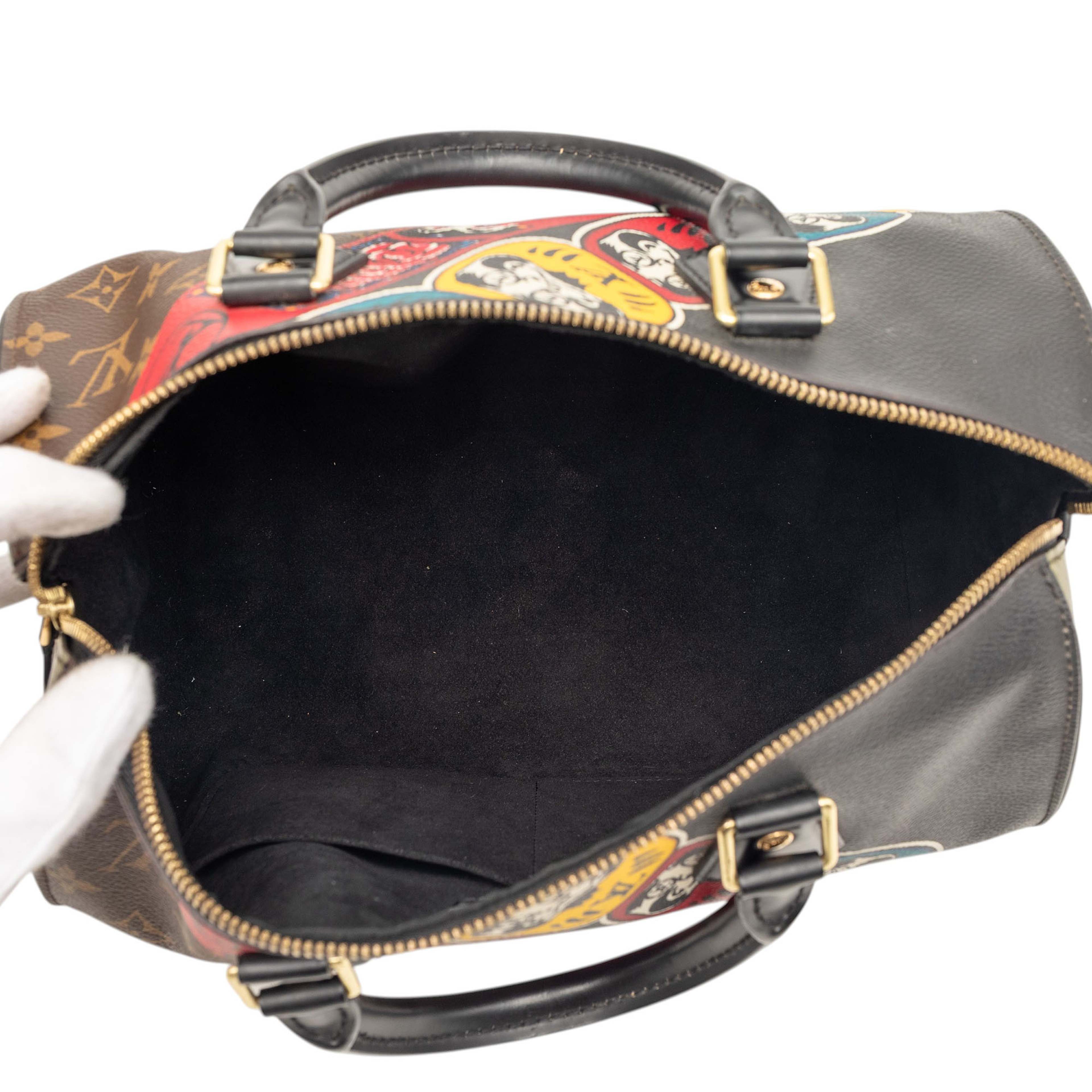 Louis Vuitton Monogram Kabuki Speedy  30, från Luxclusif, i färgen brown. Klicka för att öppna bilden i stort format