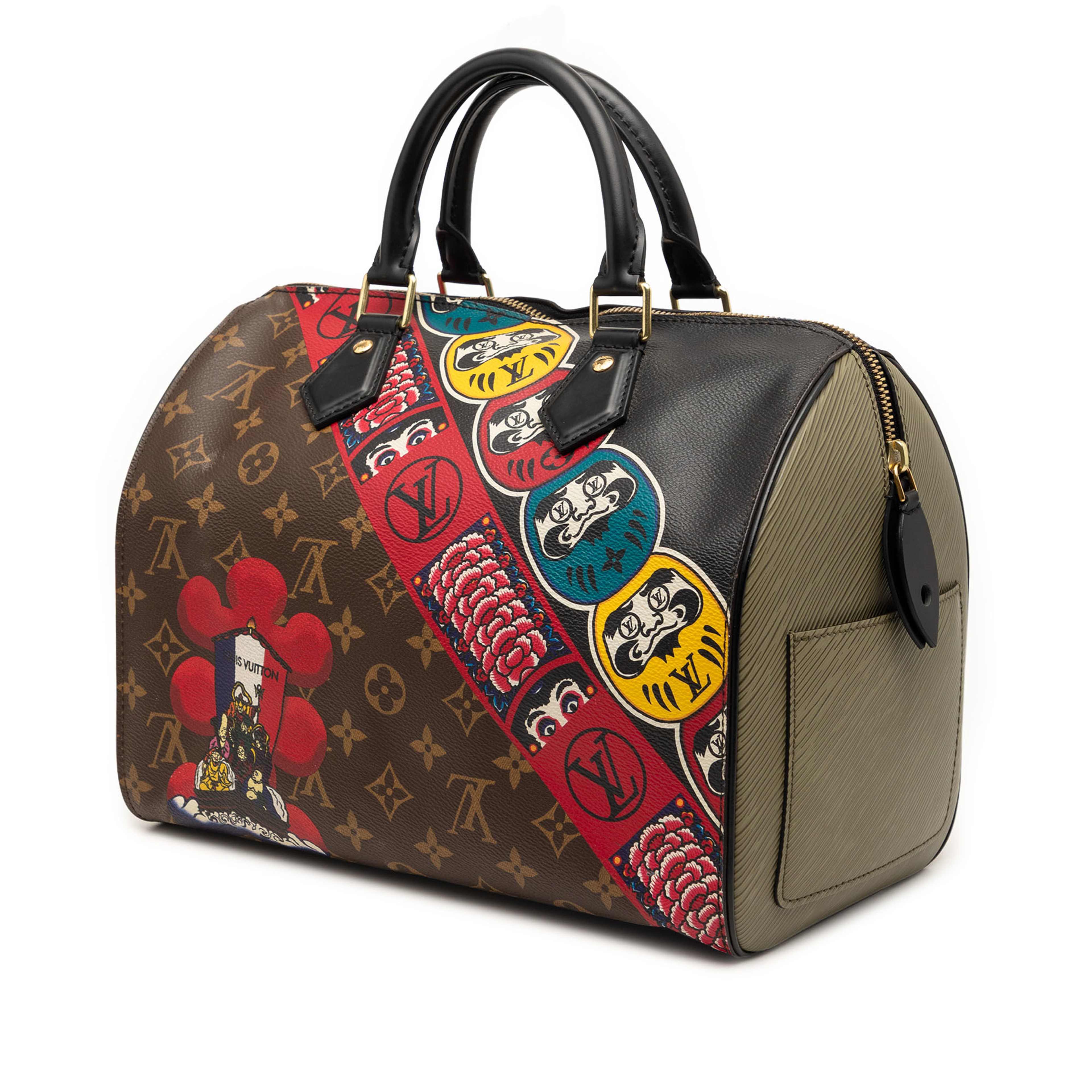 Louis Vuitton Monogram Kabuki Speedy  30, från Luxclusif, i färgen brown. Klicka för att öppna bilden i stort format