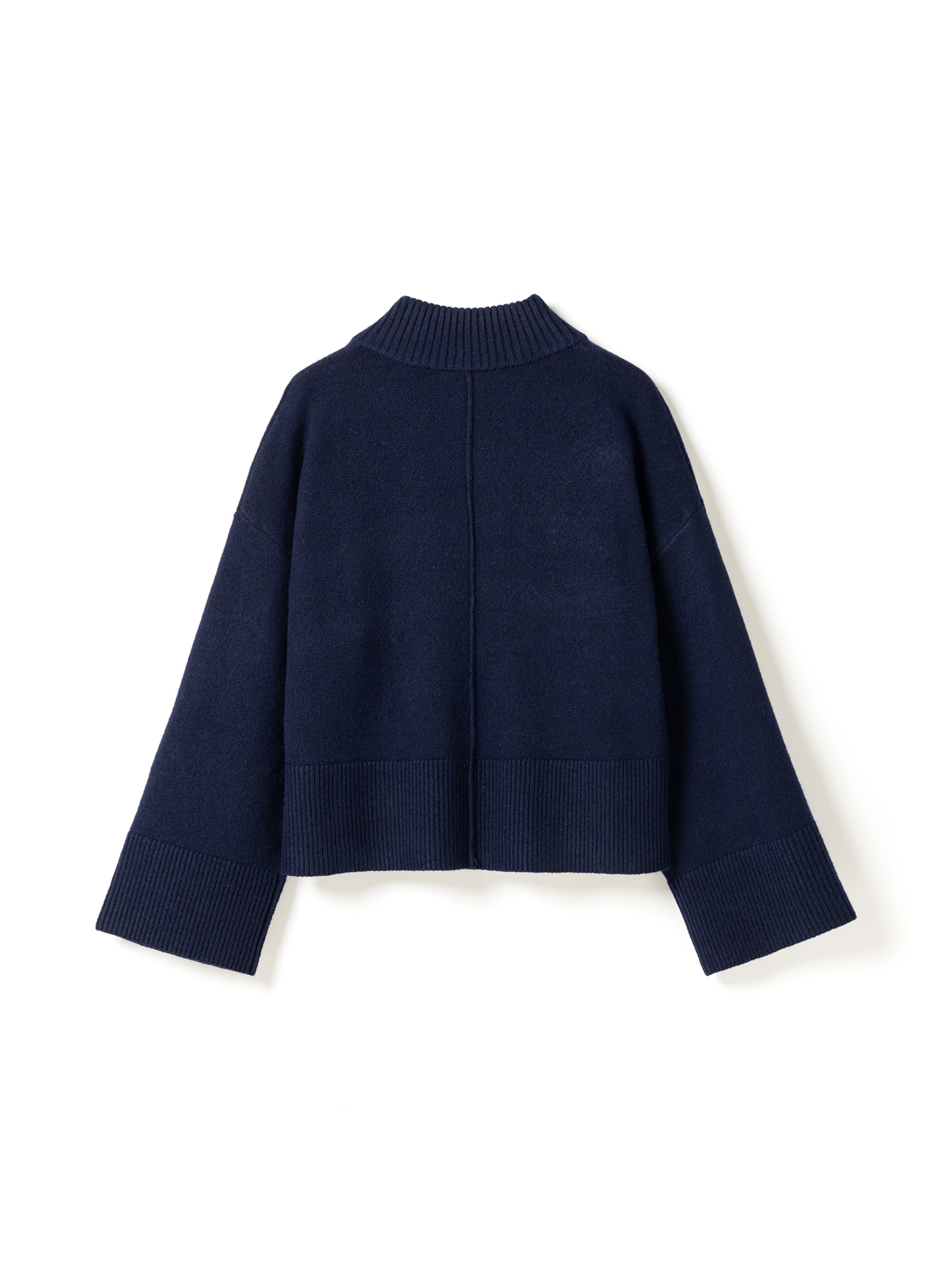 N-maidie Knit - Navy Blue, från Noella, i färgen navy blue. Klicka för att öppna bilden i stort format