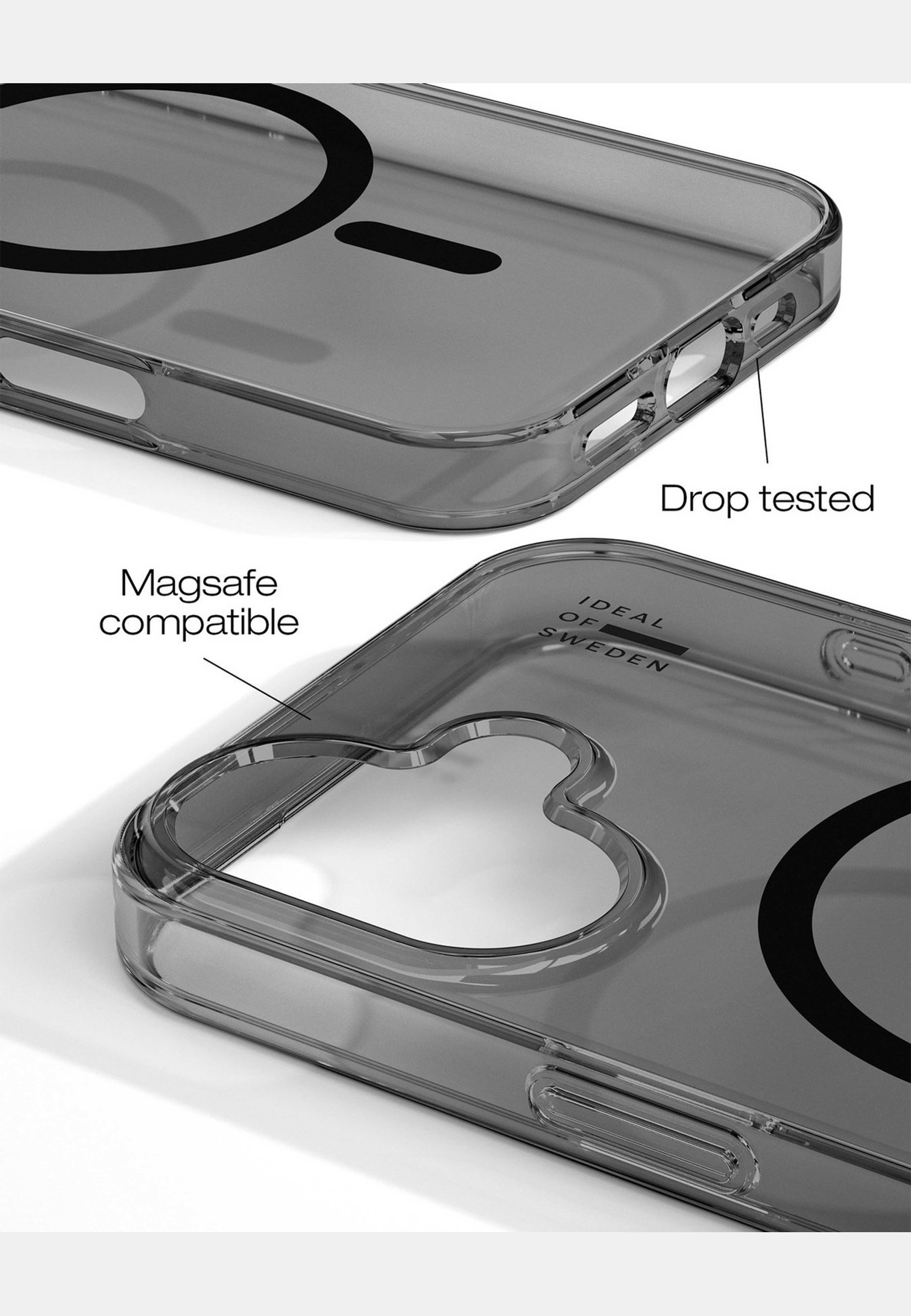 Clear Case Magsafe Iphone, från Ideal Of Sweden, i färgen black. Klicka för att öppna bilden i stort format