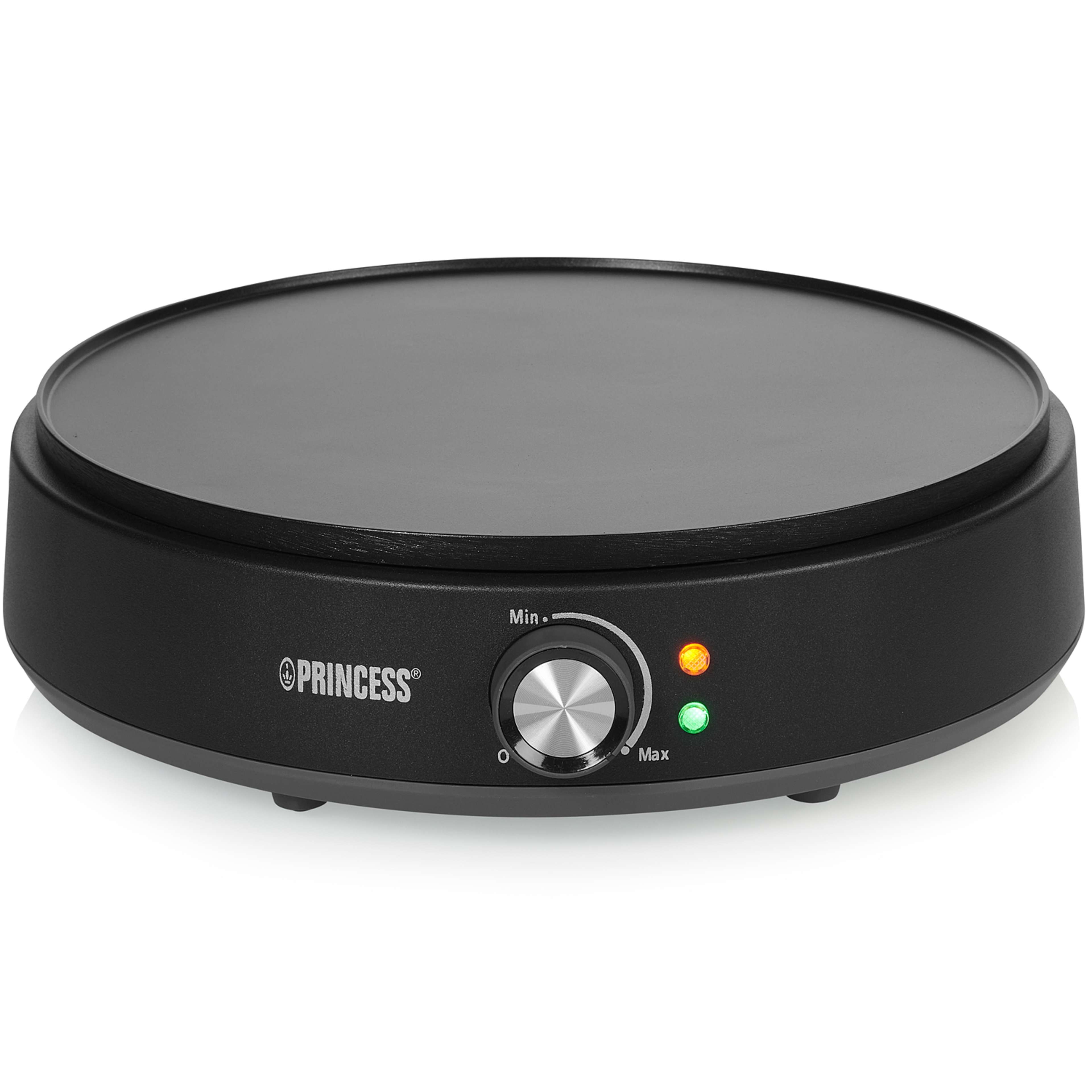 Crépes Järn Deluxe 30cm 1200watt, från Princess, i färgen svart. Klicka för att öppna bilden i stort format