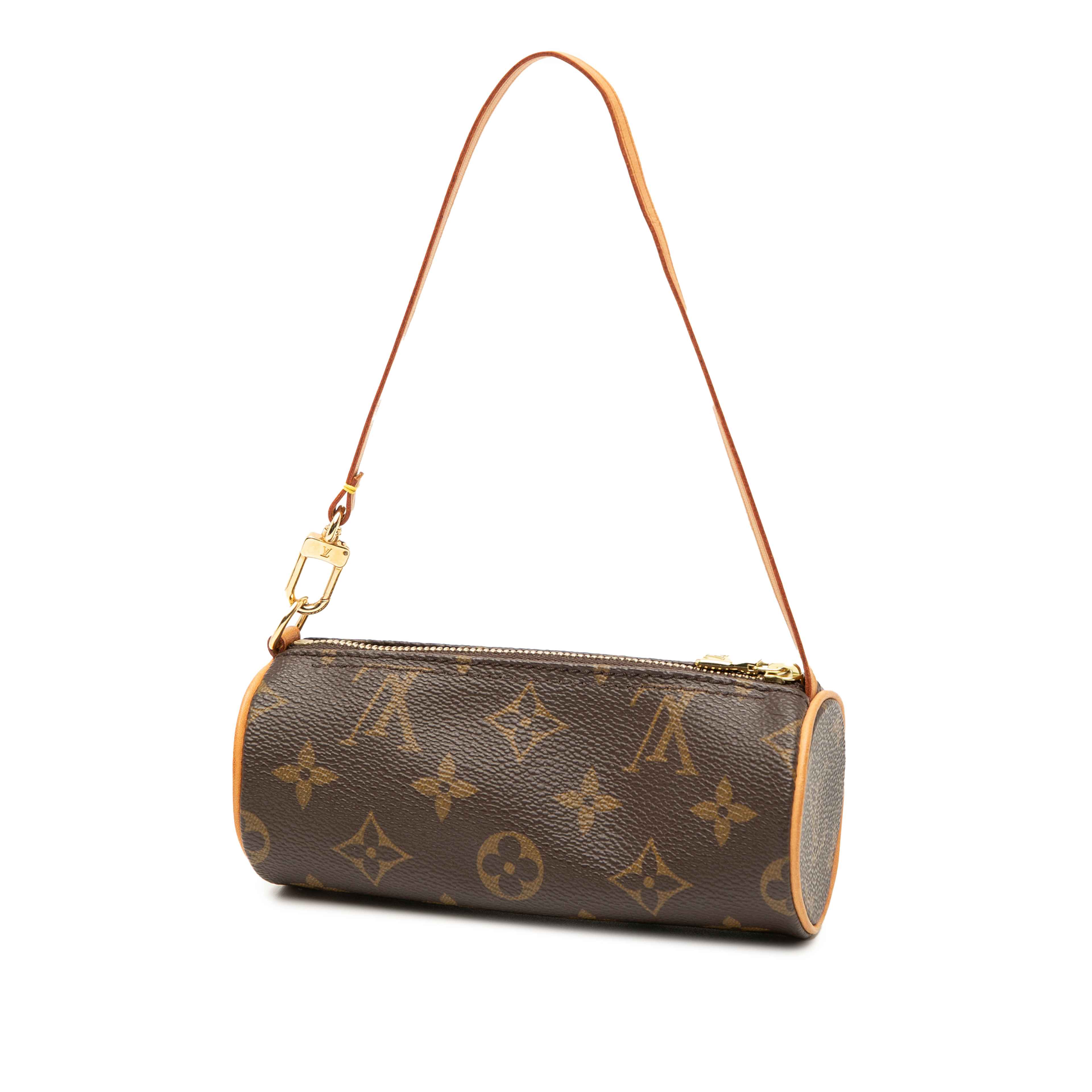 Louis Vuitton Monogram Papillon Pochette, från Luxclusif, i färgen brown. Klicka för att öppna bilden i stort format